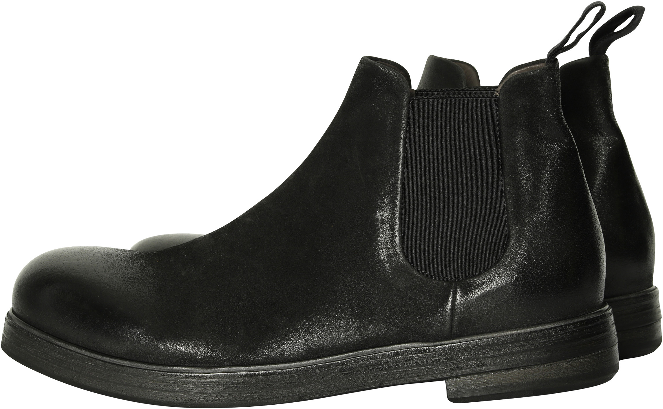 Marsèll Chelsea Boots Vintage Black Deer Leather