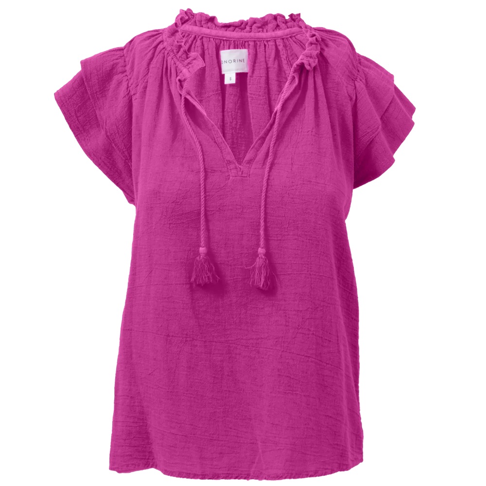 HONORINE Cosette Blouse in Petunia