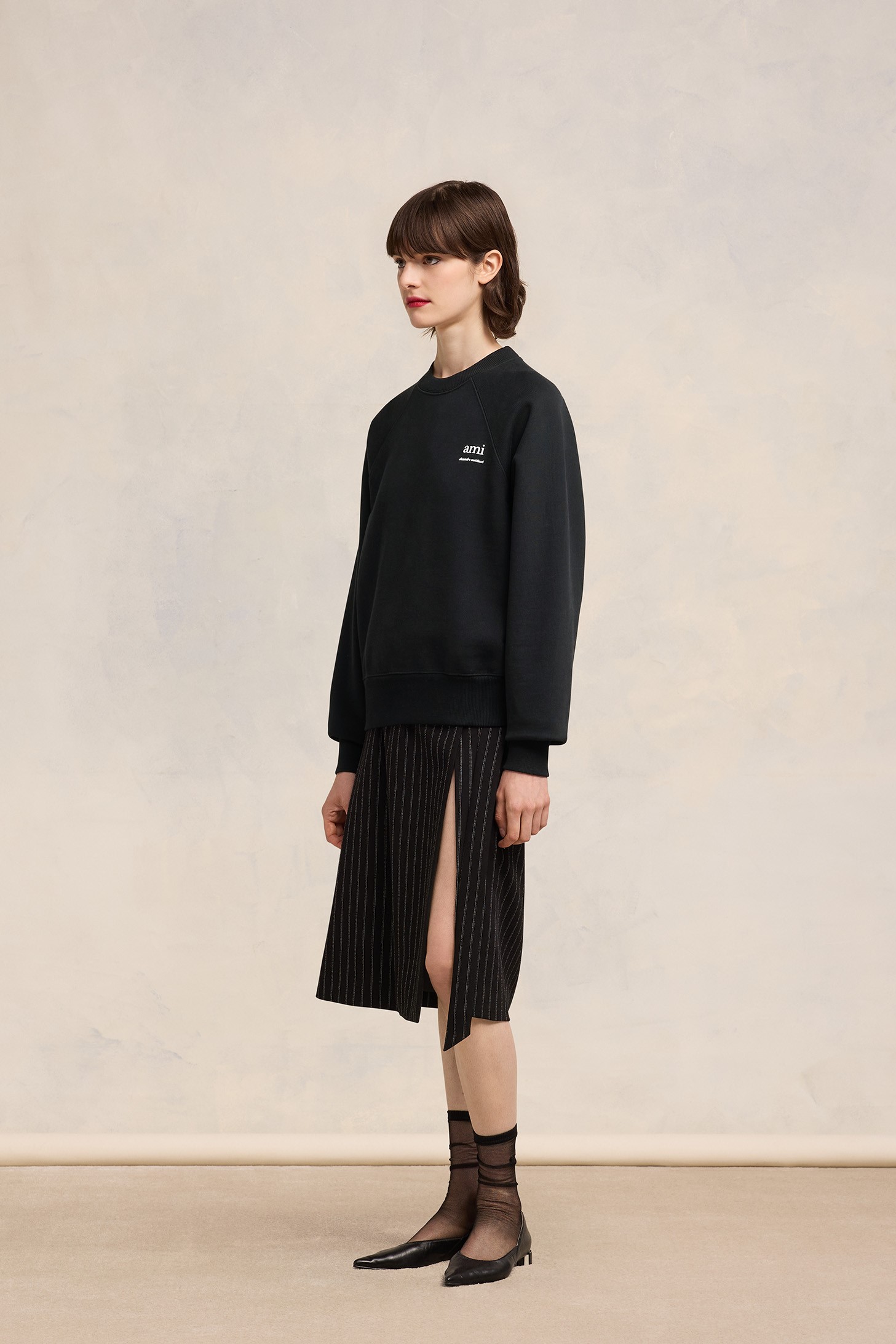 AMI PARIS Alexandre Mattiussi Sweatshirt in Black S