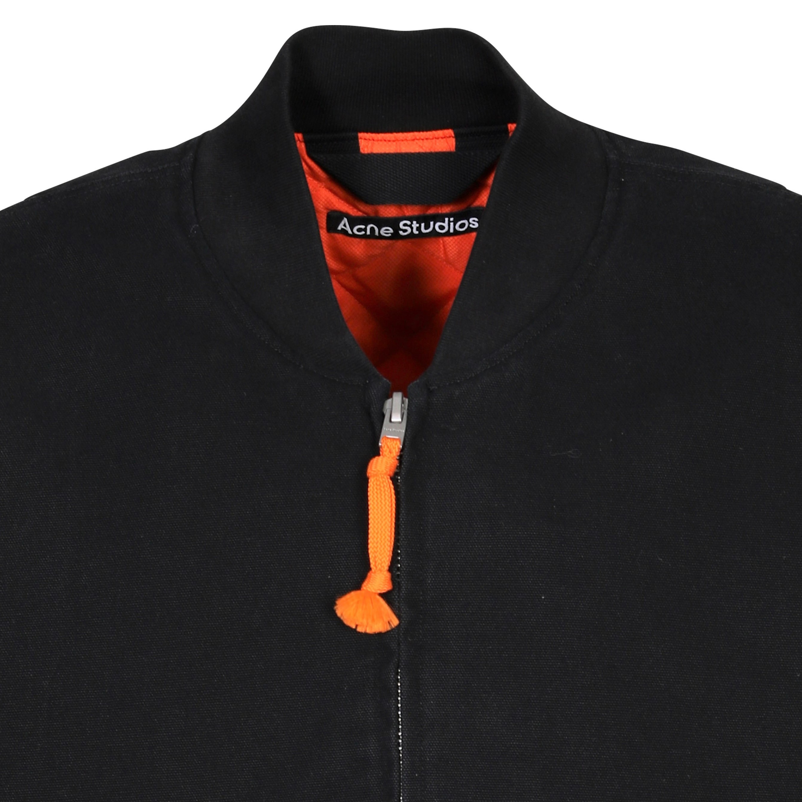 Acne Studios Face Bomber Jacket in Black M