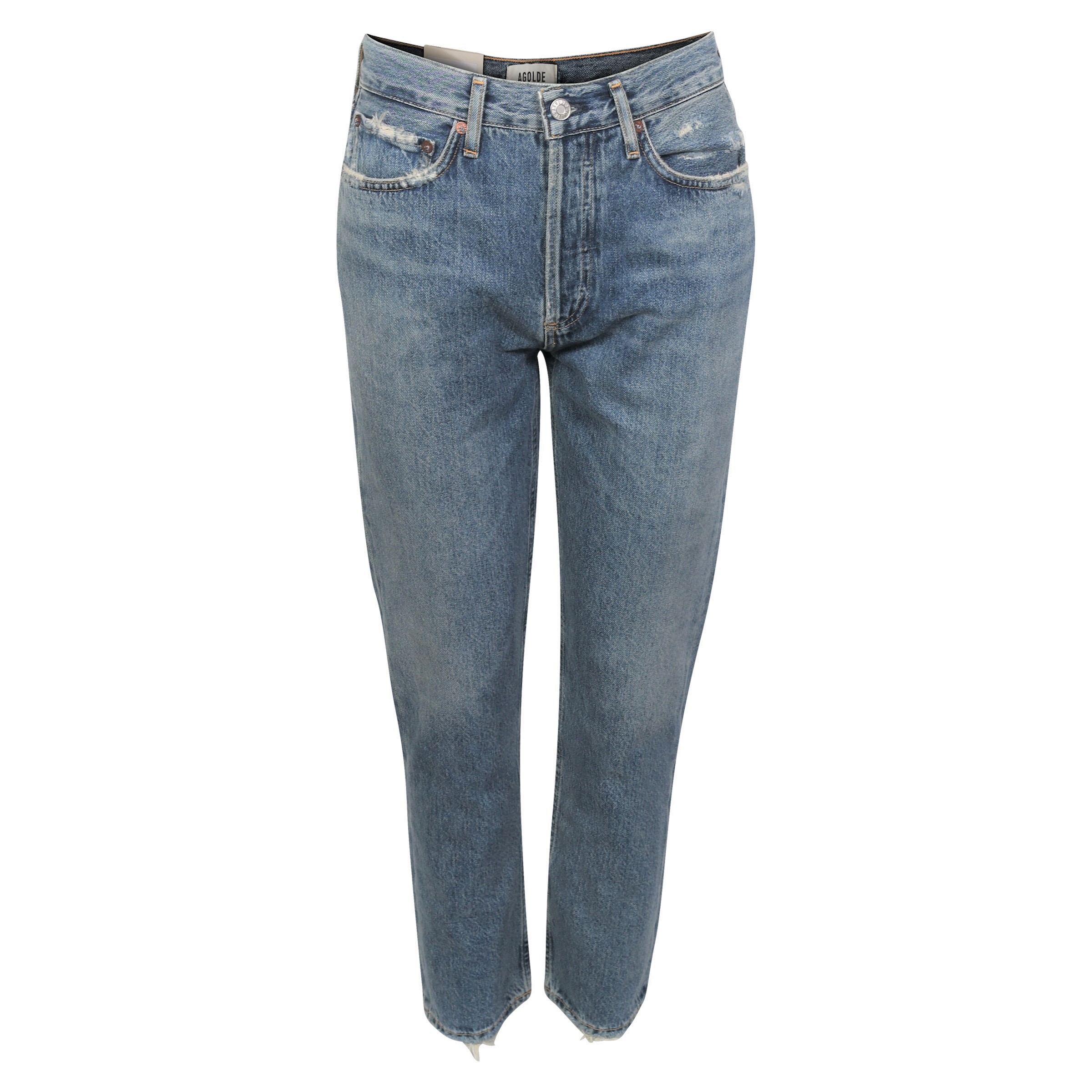 Agolde Jeans Riley in Frequency Blue Wash