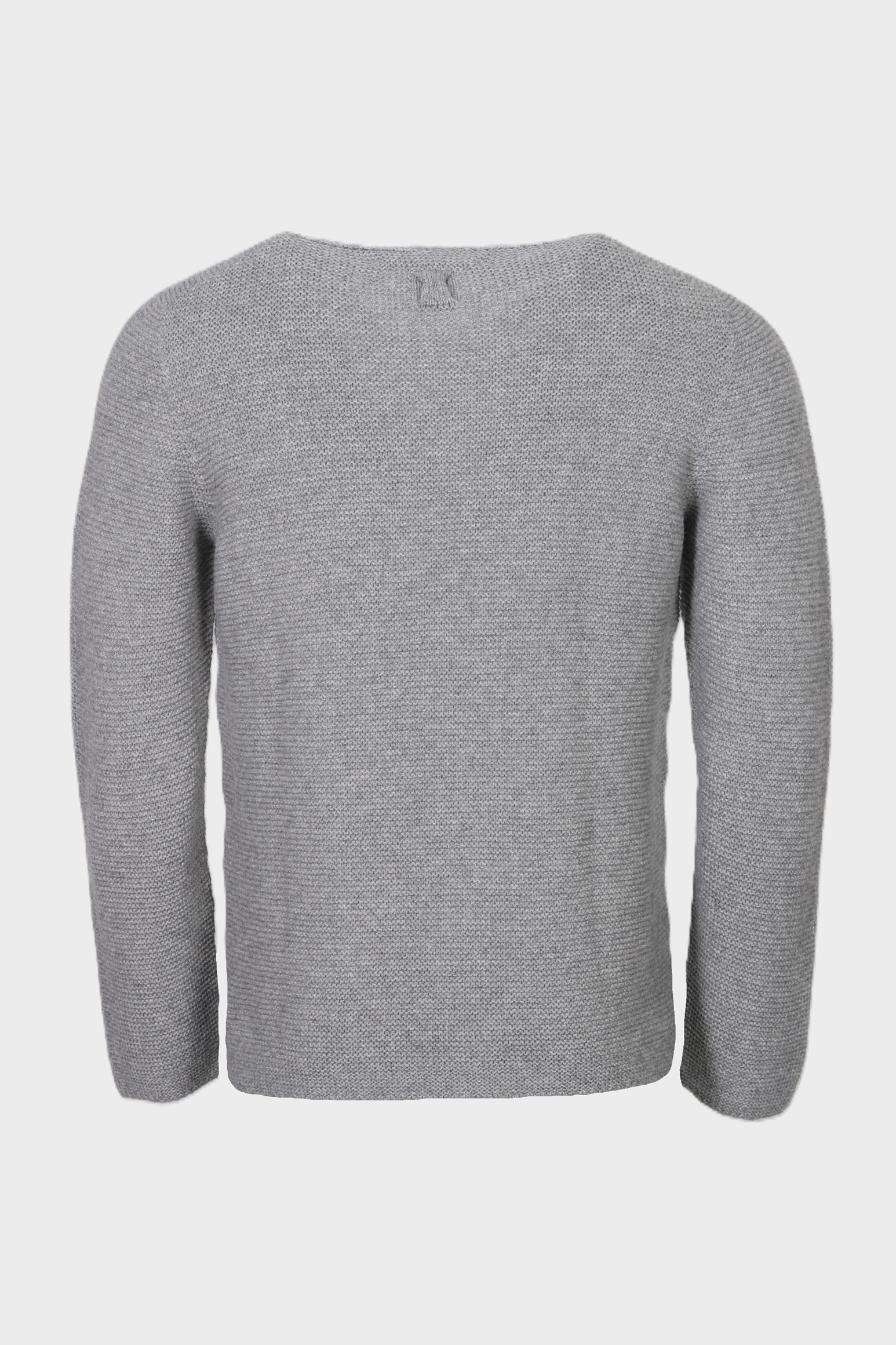 HANNES ROETHER Knit Pullover in Light Grey