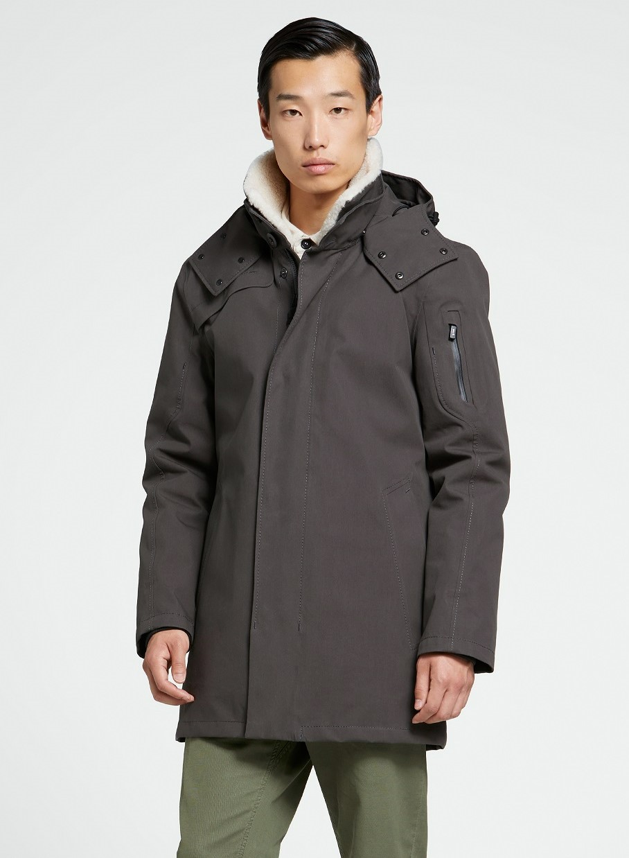 g-lab Magnum Cotton Touch Parka in Graphite L