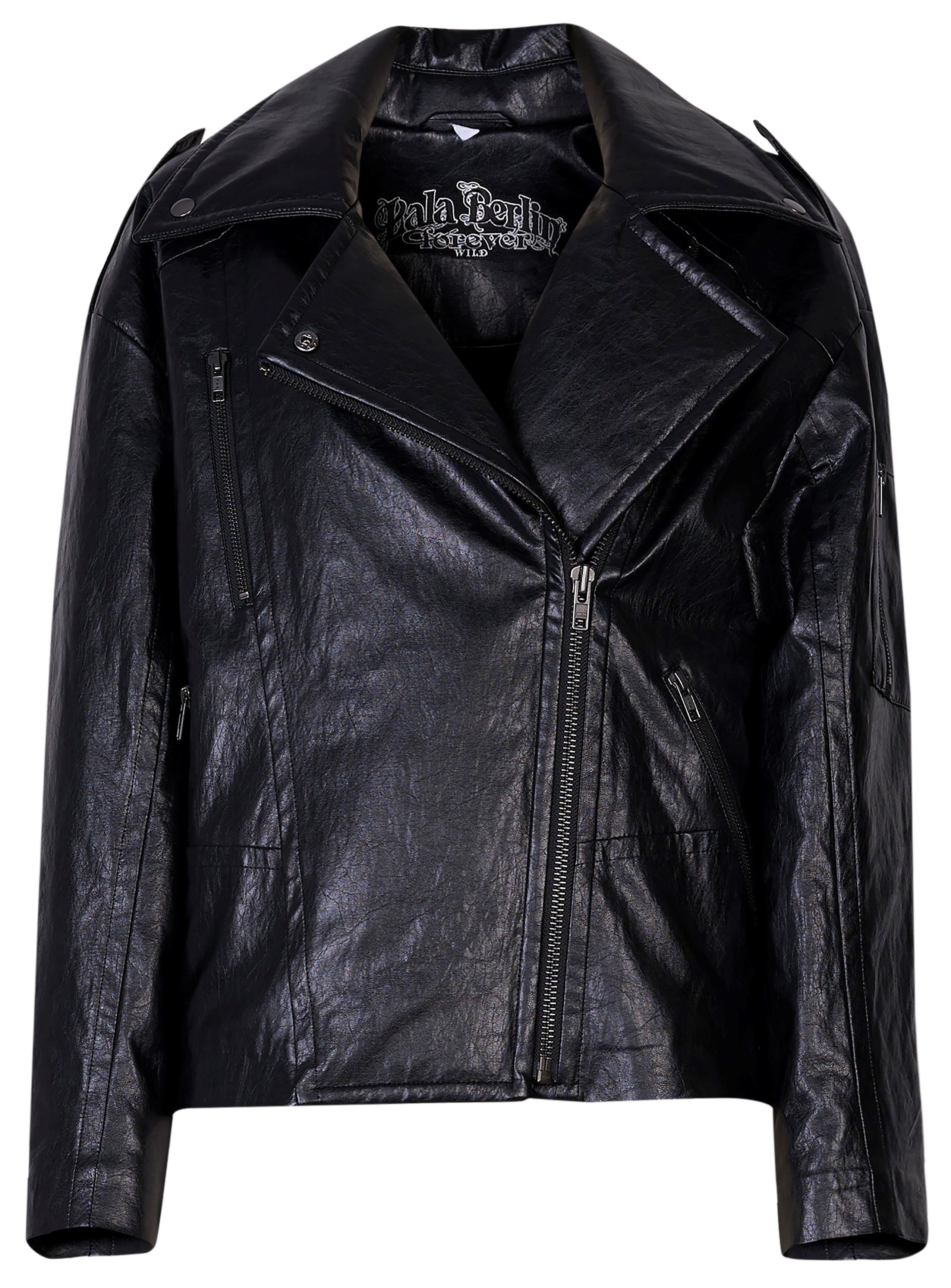 Lala Berlin Jax Vegan Leather Jacket in Black