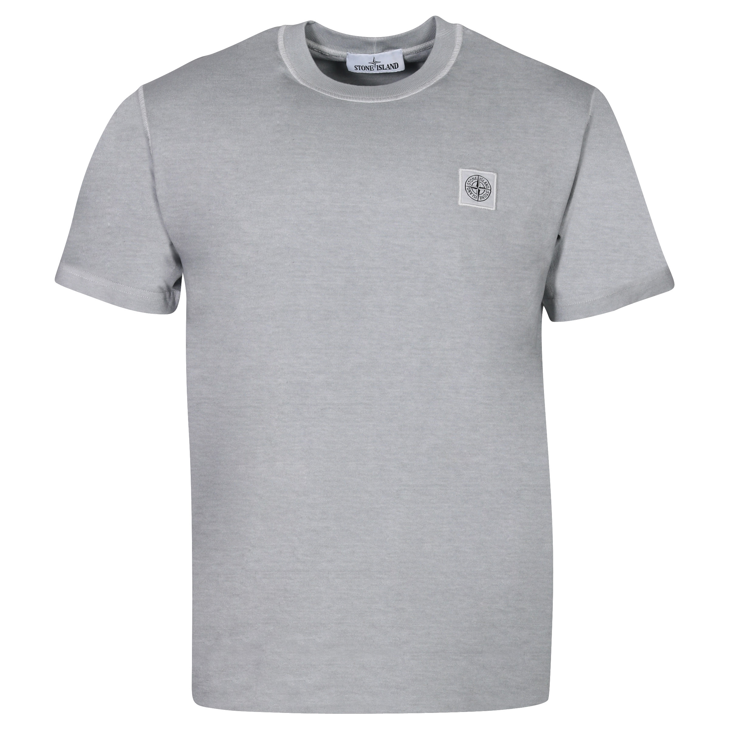 Stone Island T-Shirt Light Grey Melange