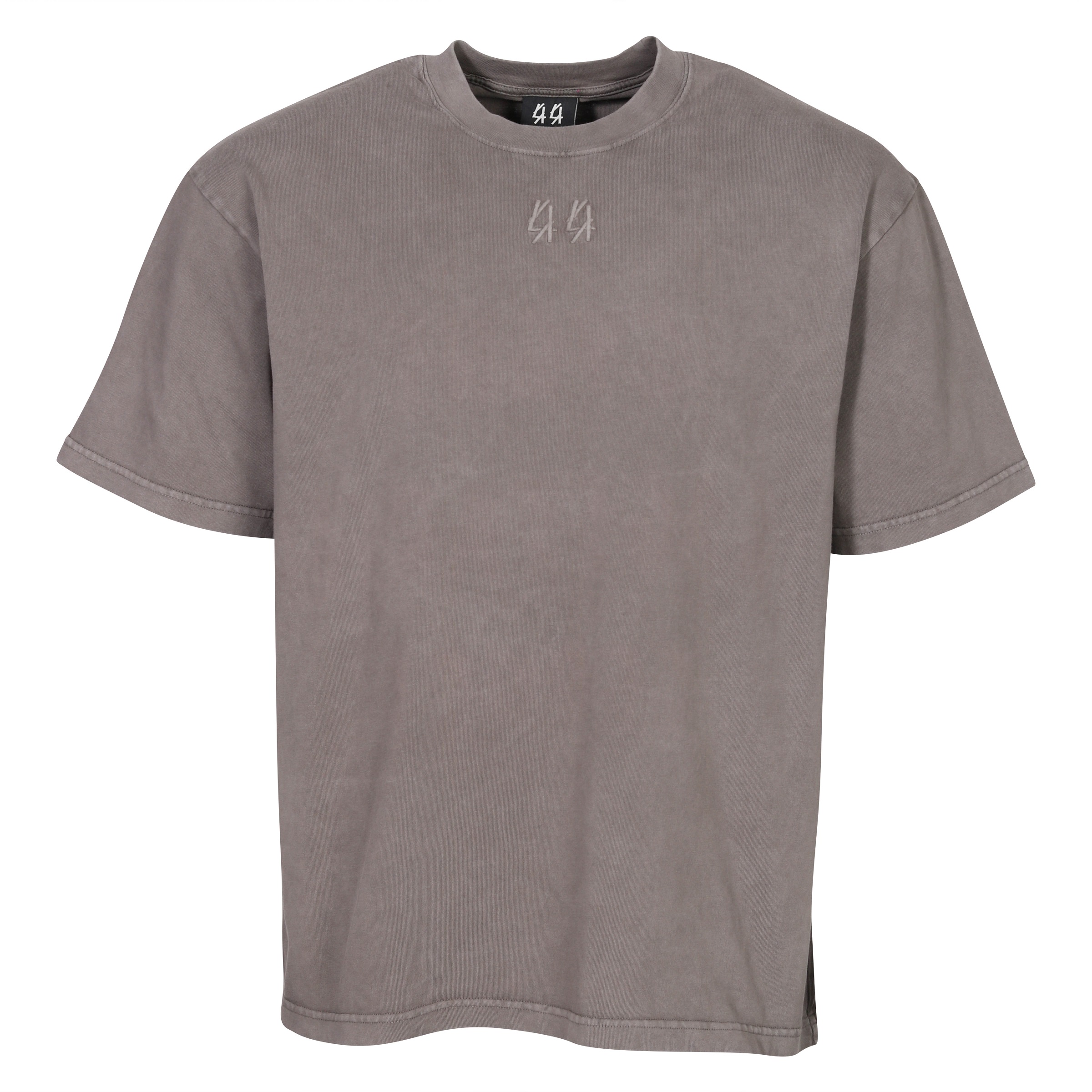 44 LABEL GROUP T-Shirt in Taupe Maltinto/Black Sun Tatoo Print