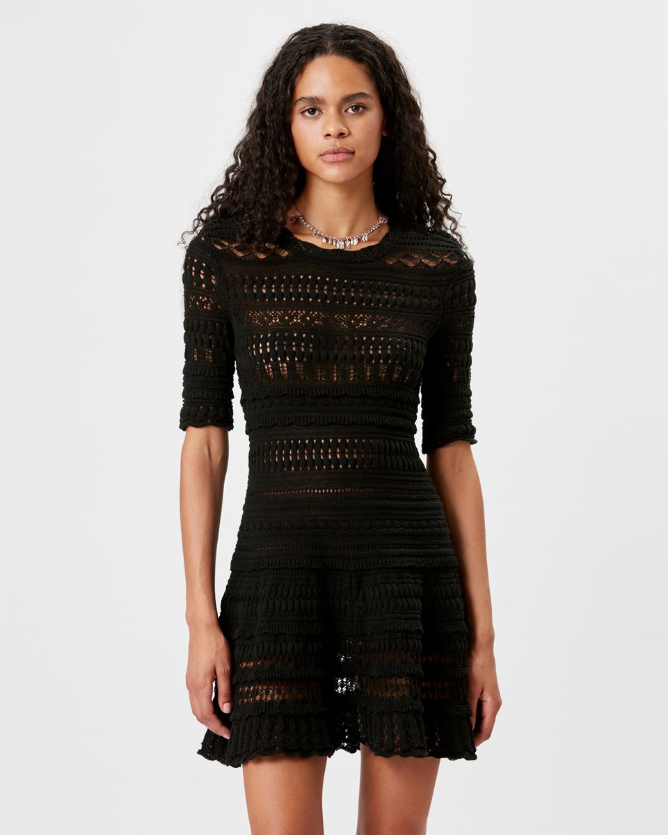 ISABEL MARANT ÉTOILE Fauve Dress in Black