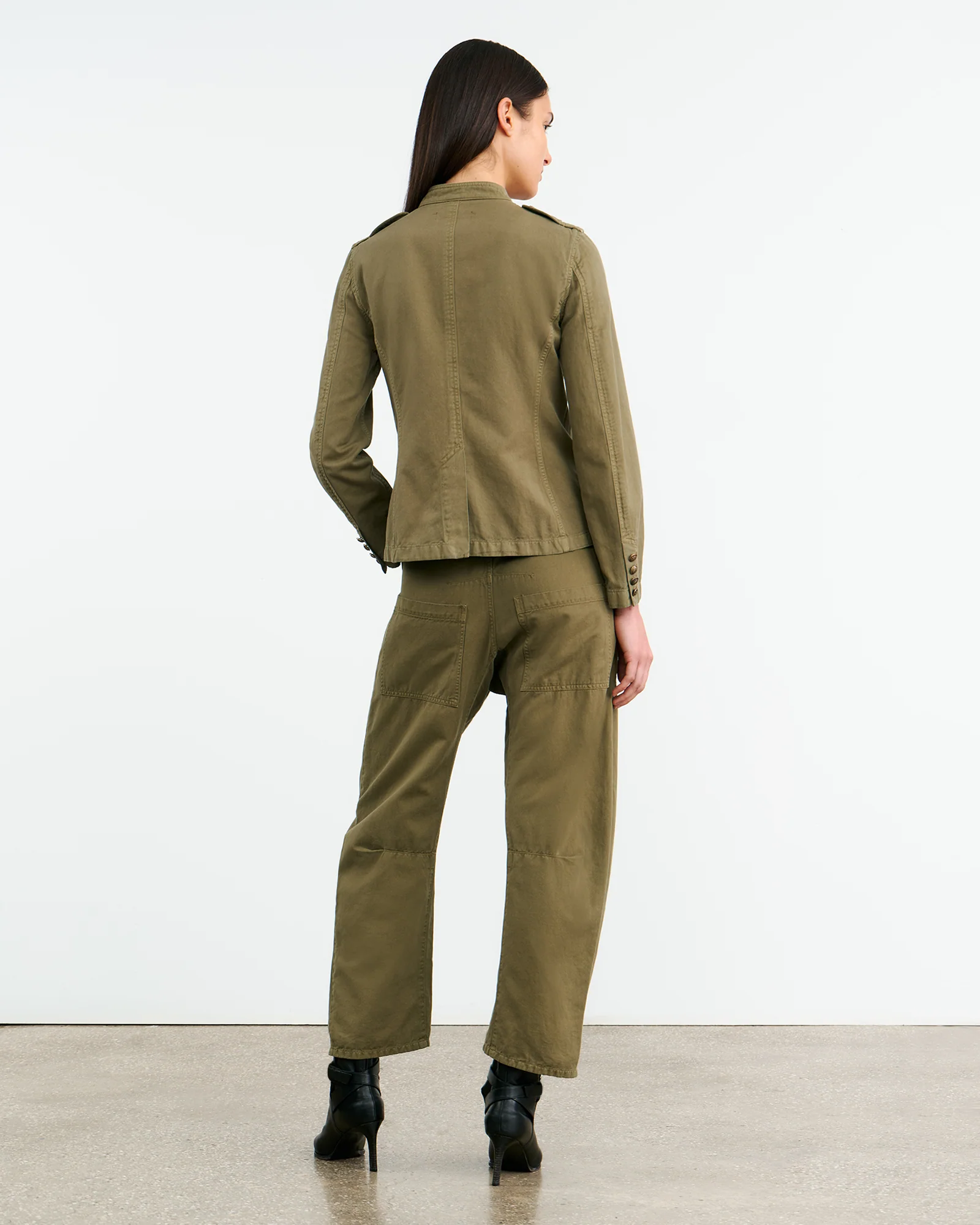 NILI LOTAN Fieldjacket in Olive Green