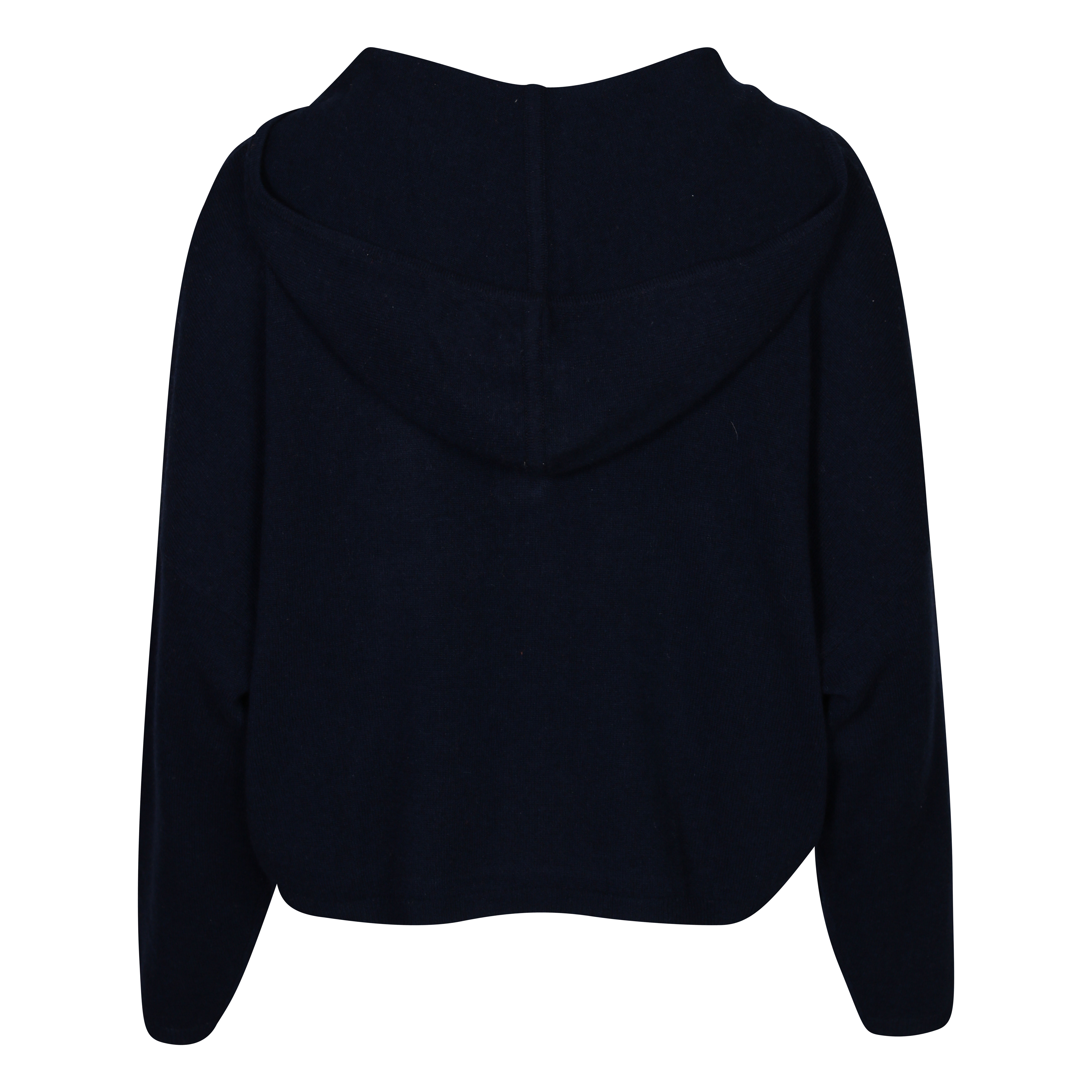 Absolut Cashmere Half Zip Hodded Sweater in Navy L