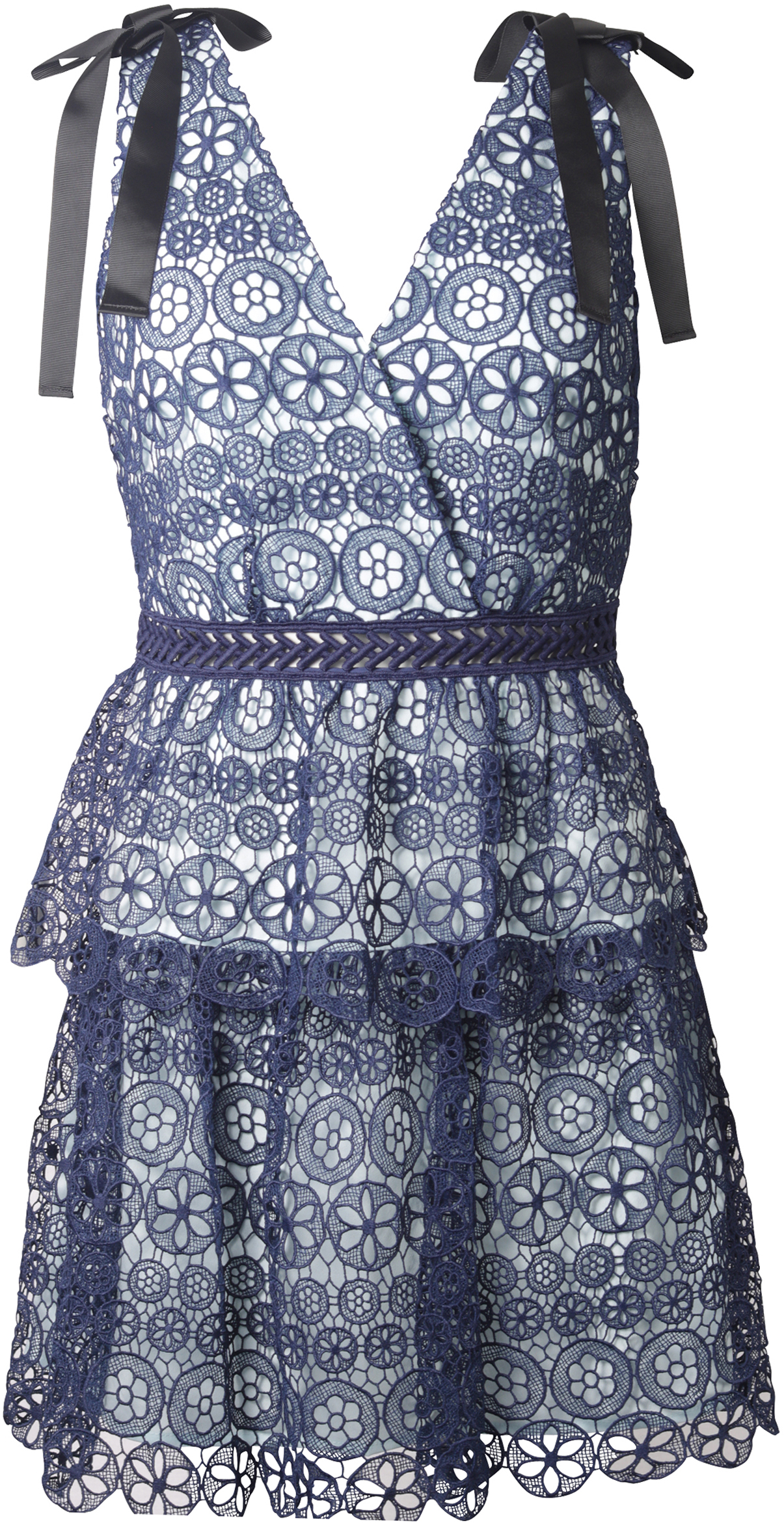 Self-Potrait Kleid navy