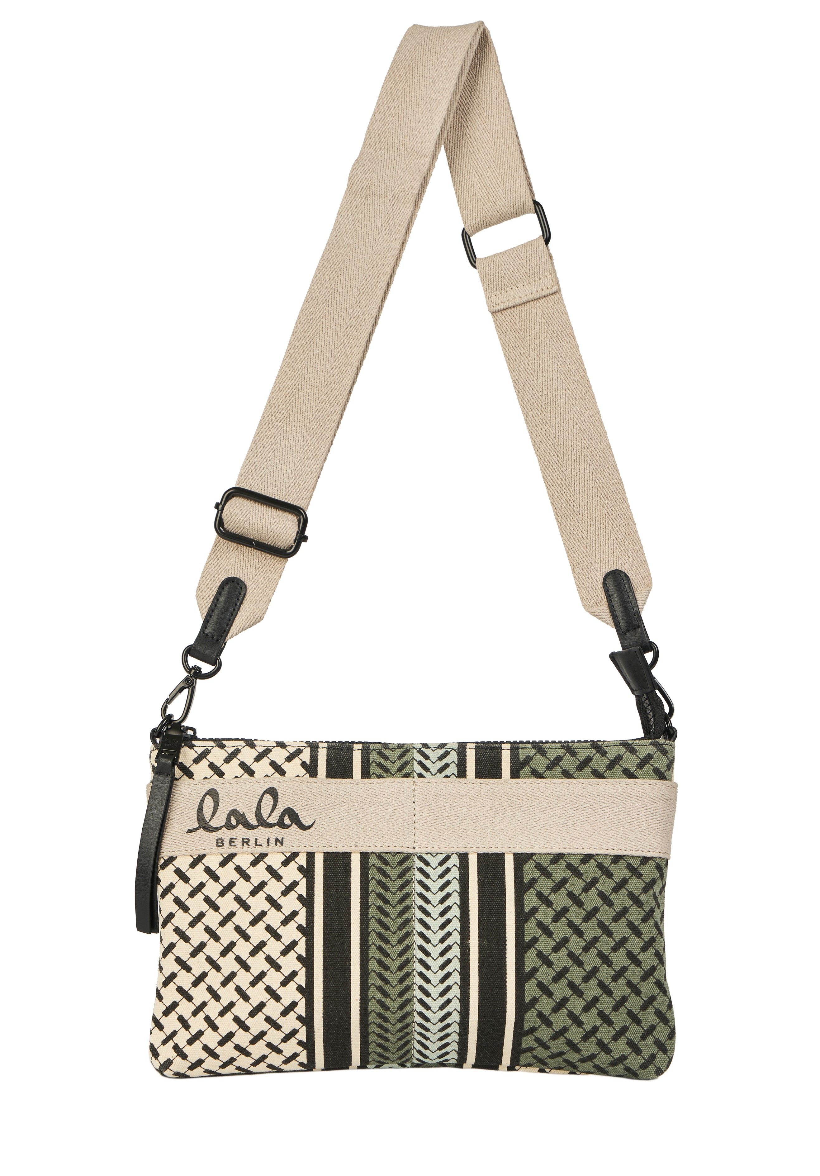 Lala Berlin Cleo Crossbody Bag Olive Matcha