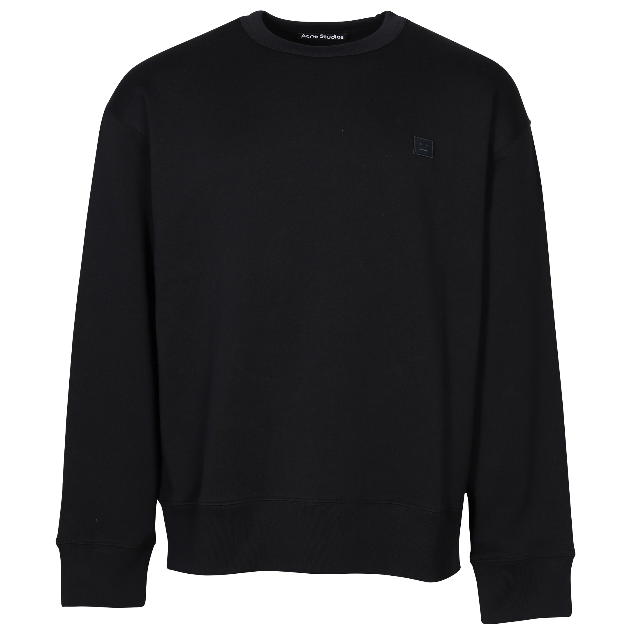 ACNE STUDIOS Oversize Face Sweatshirt in Black XL