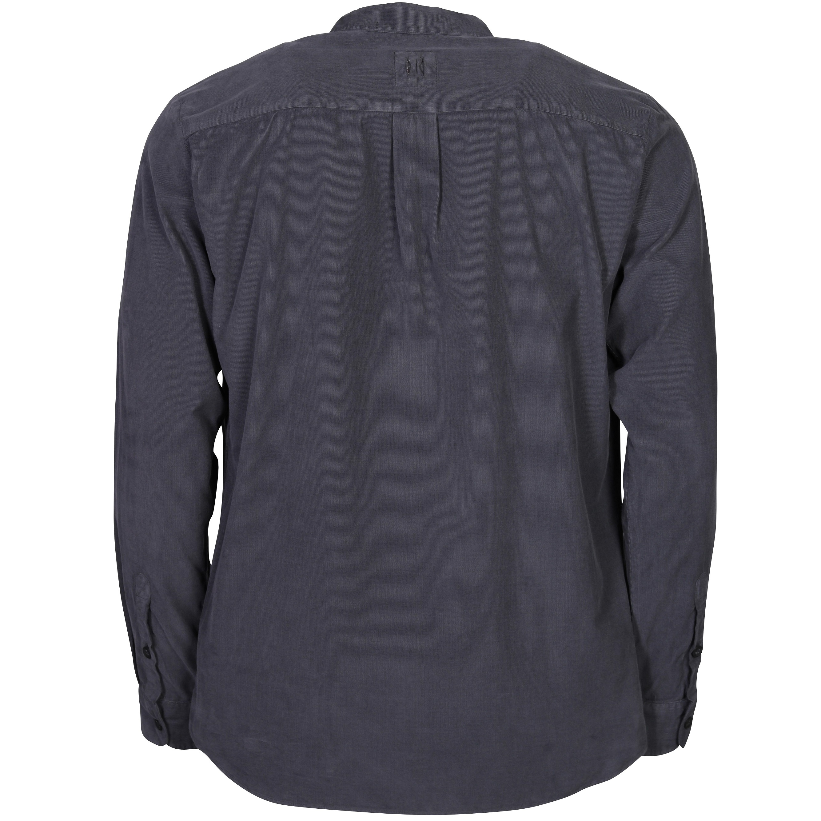 Hannes Roether Corduroy Shirt in Dark Grey