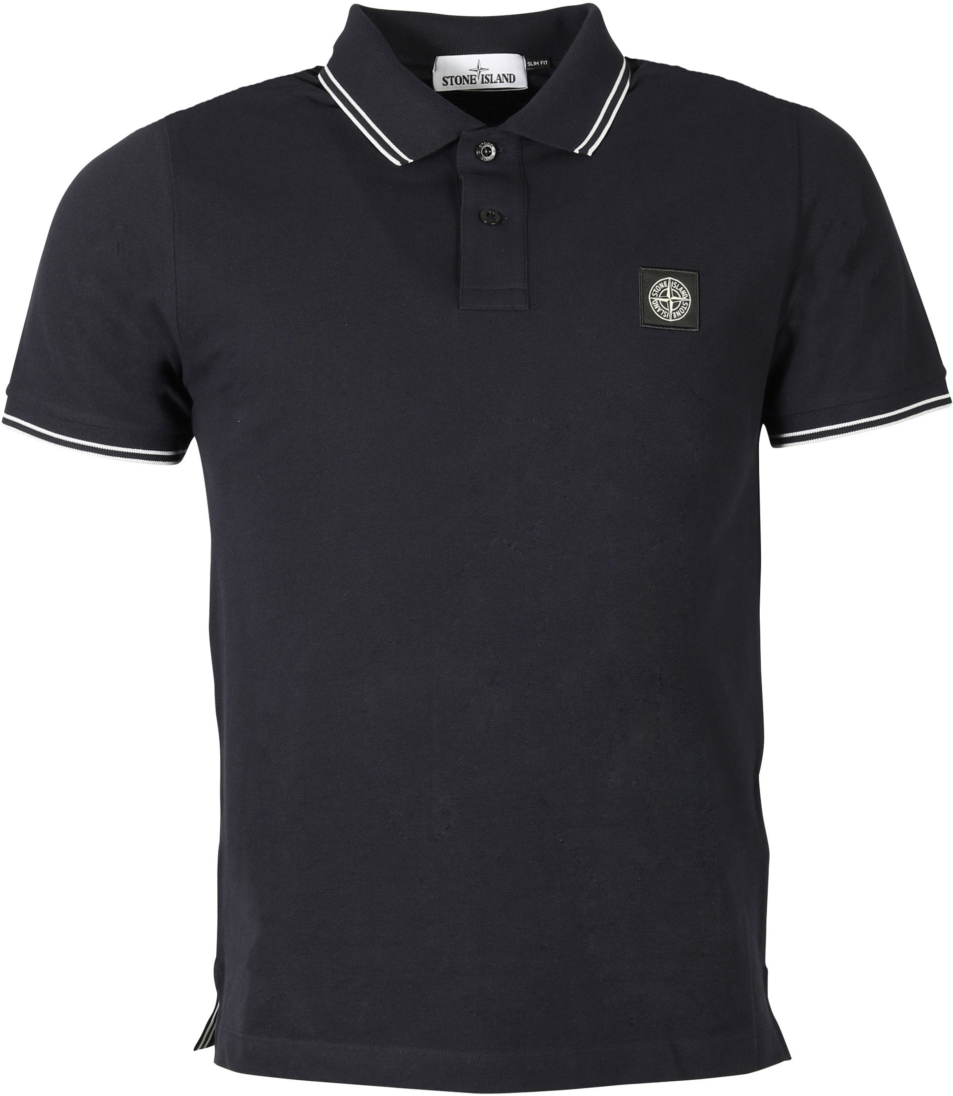 Stone Island Slim Fit Polo Shirt in Navy Blue