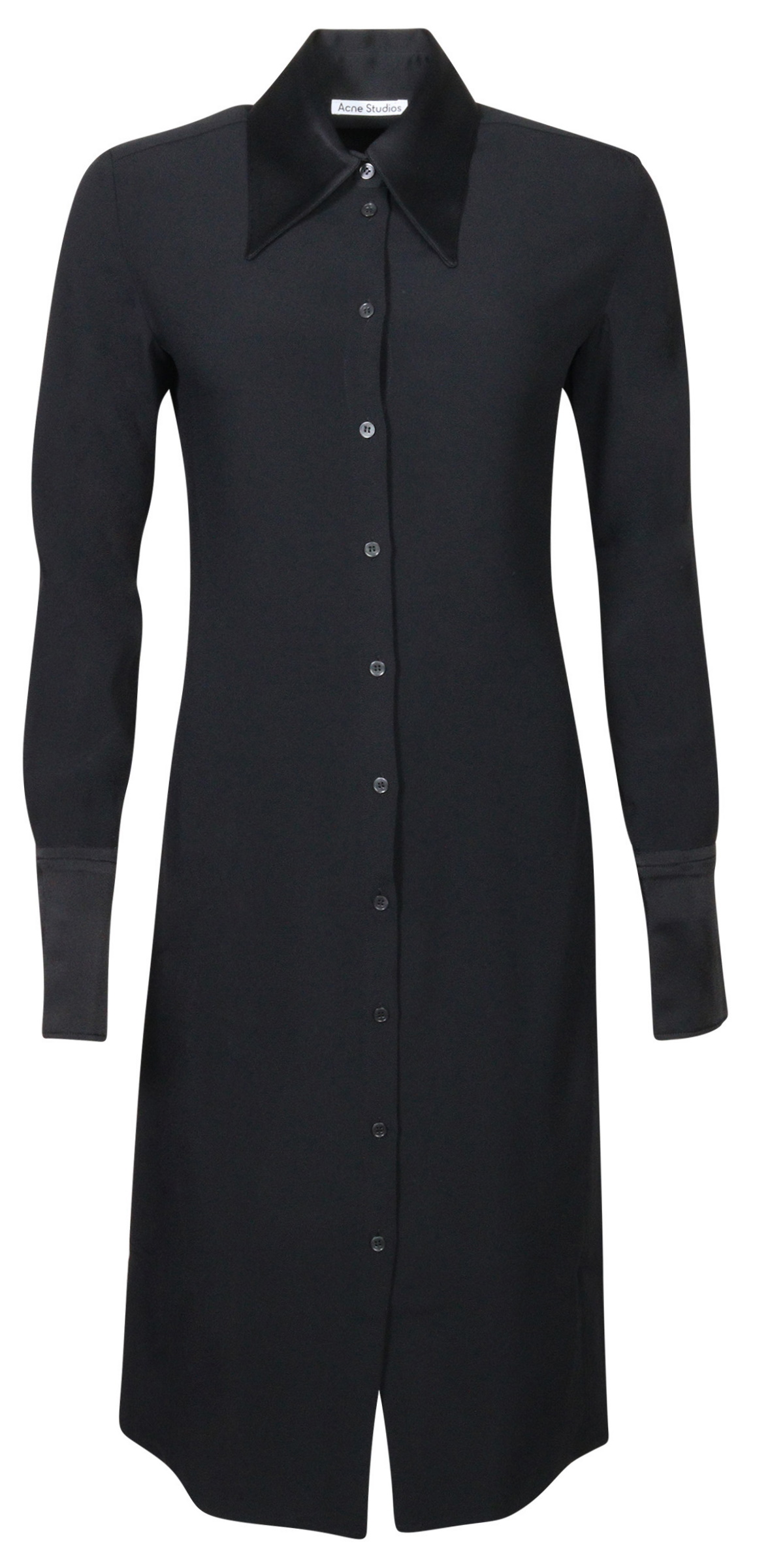 Acne Studios Crepe Dress Daleyza Black