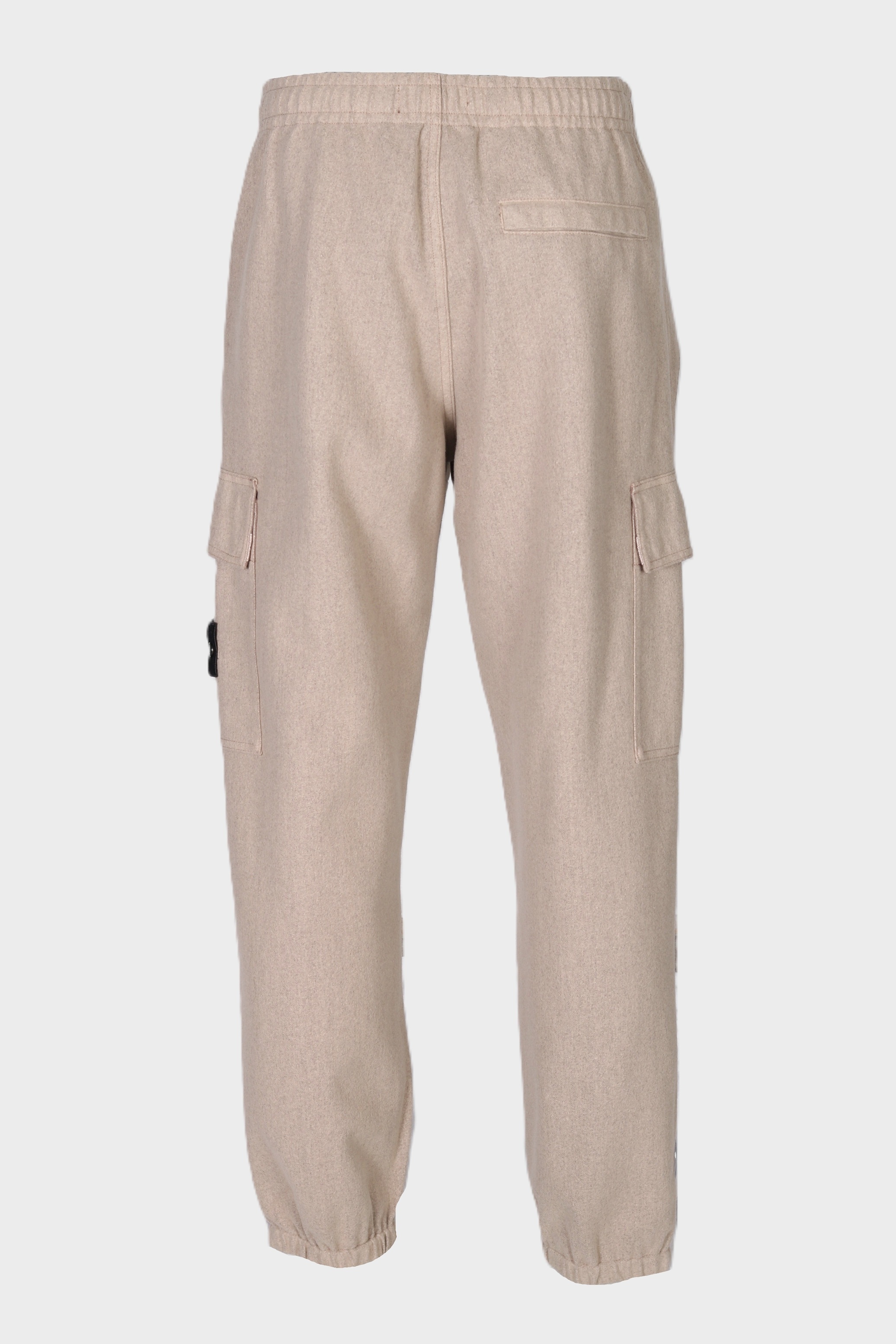 STONE ISLAND Wool Cargo Pant in Beige