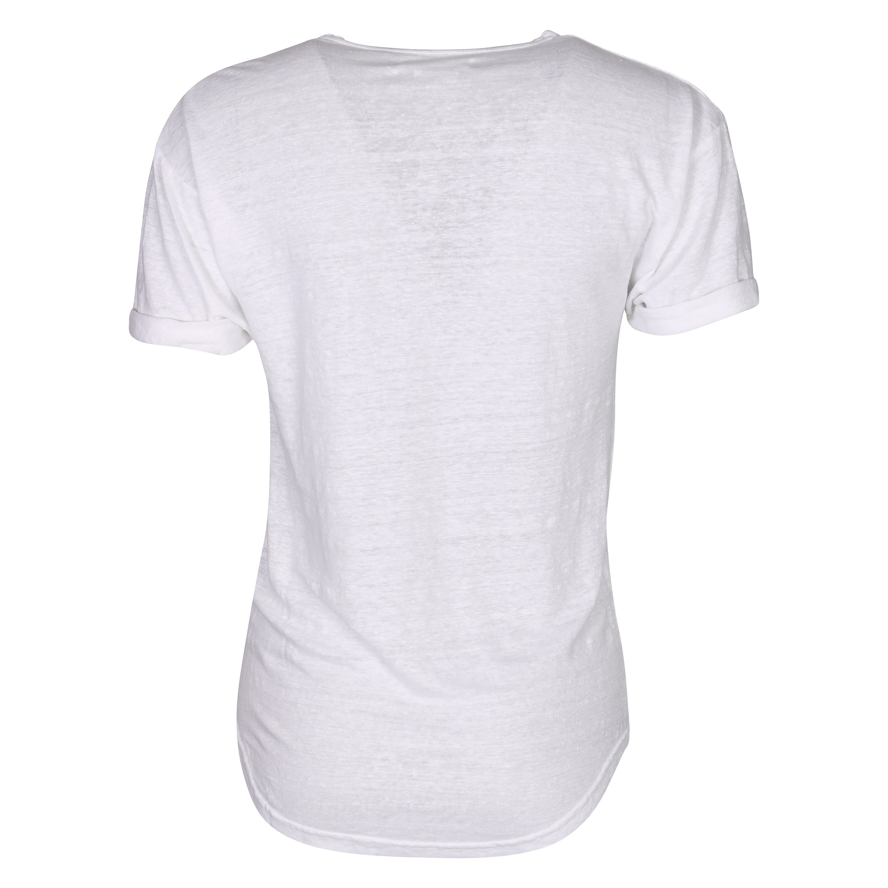 Isabel Marant Étoile T-Shirt Koldi in White Silver S