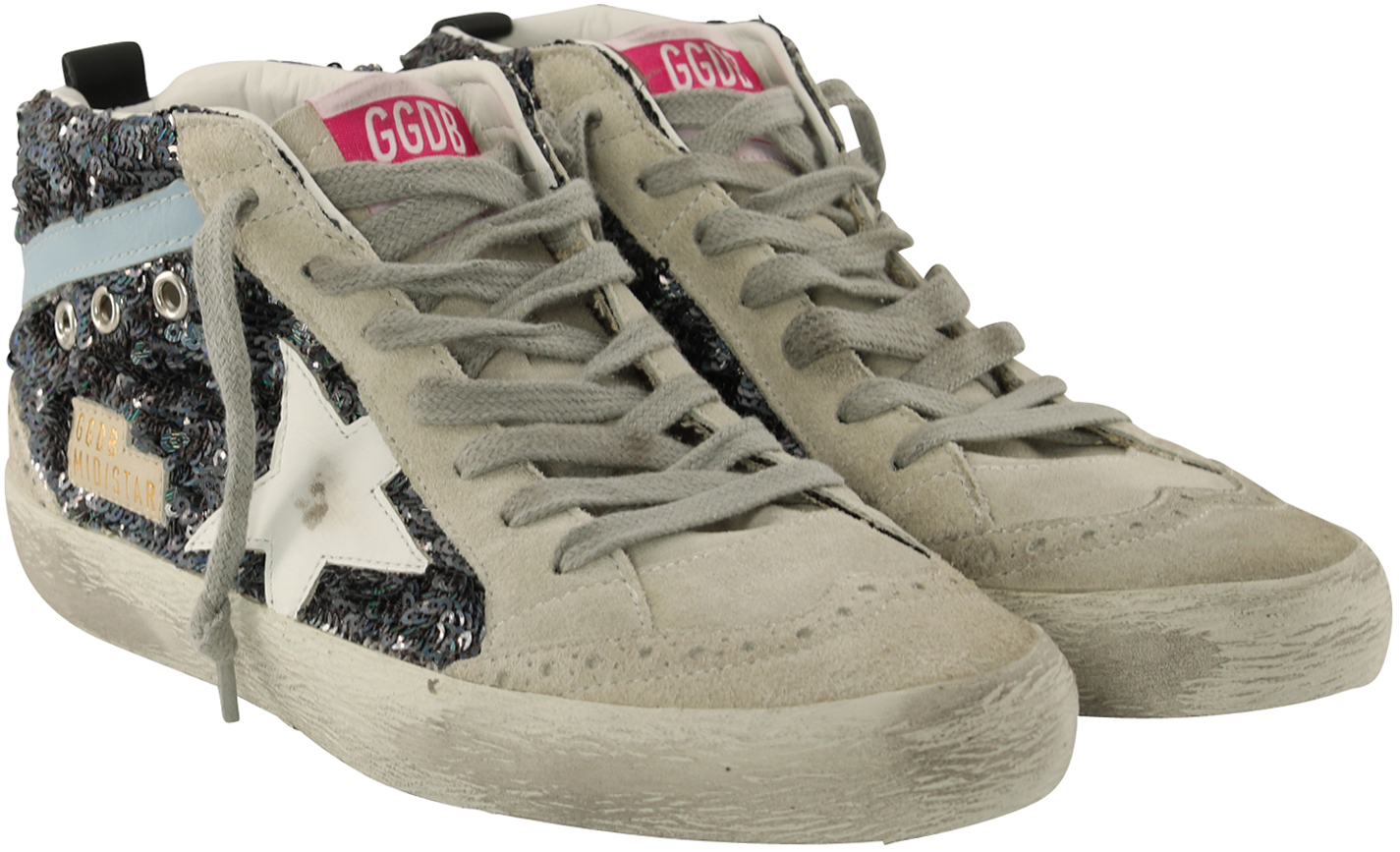 Golden Goose Sneaker Mid Star Multicolour Paillettes 39