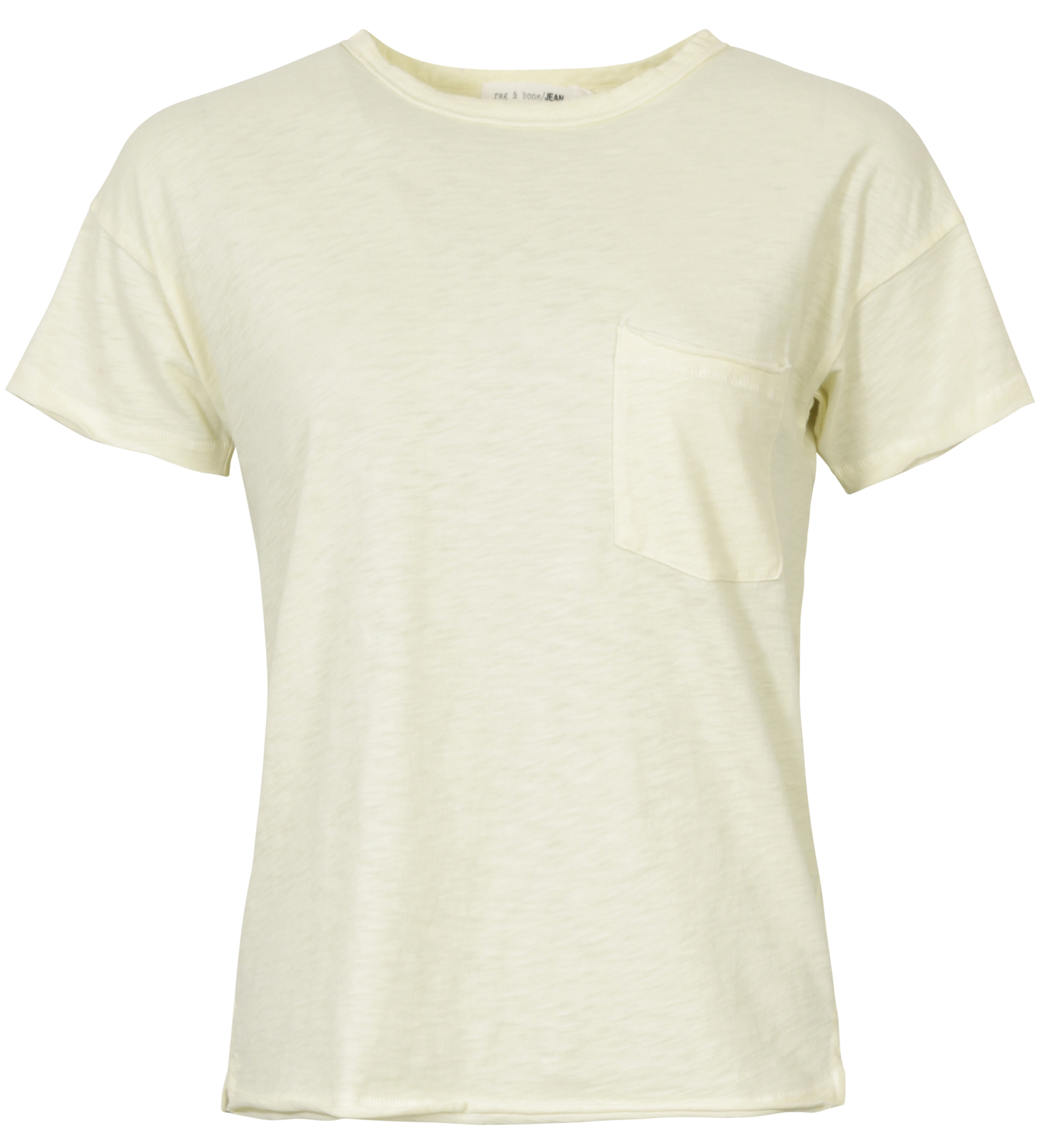 Rag & Bone T-Shirt Rundhals gelb