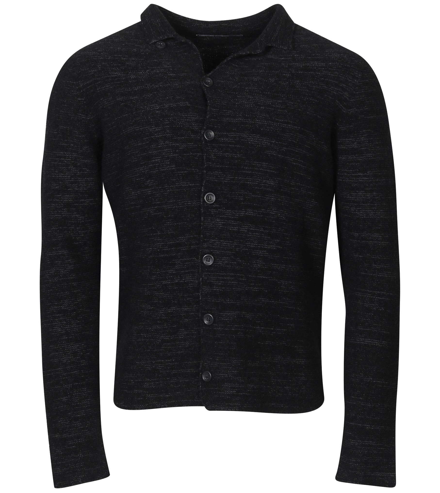HANNES ROETHER Merino Knit Pullover in Black