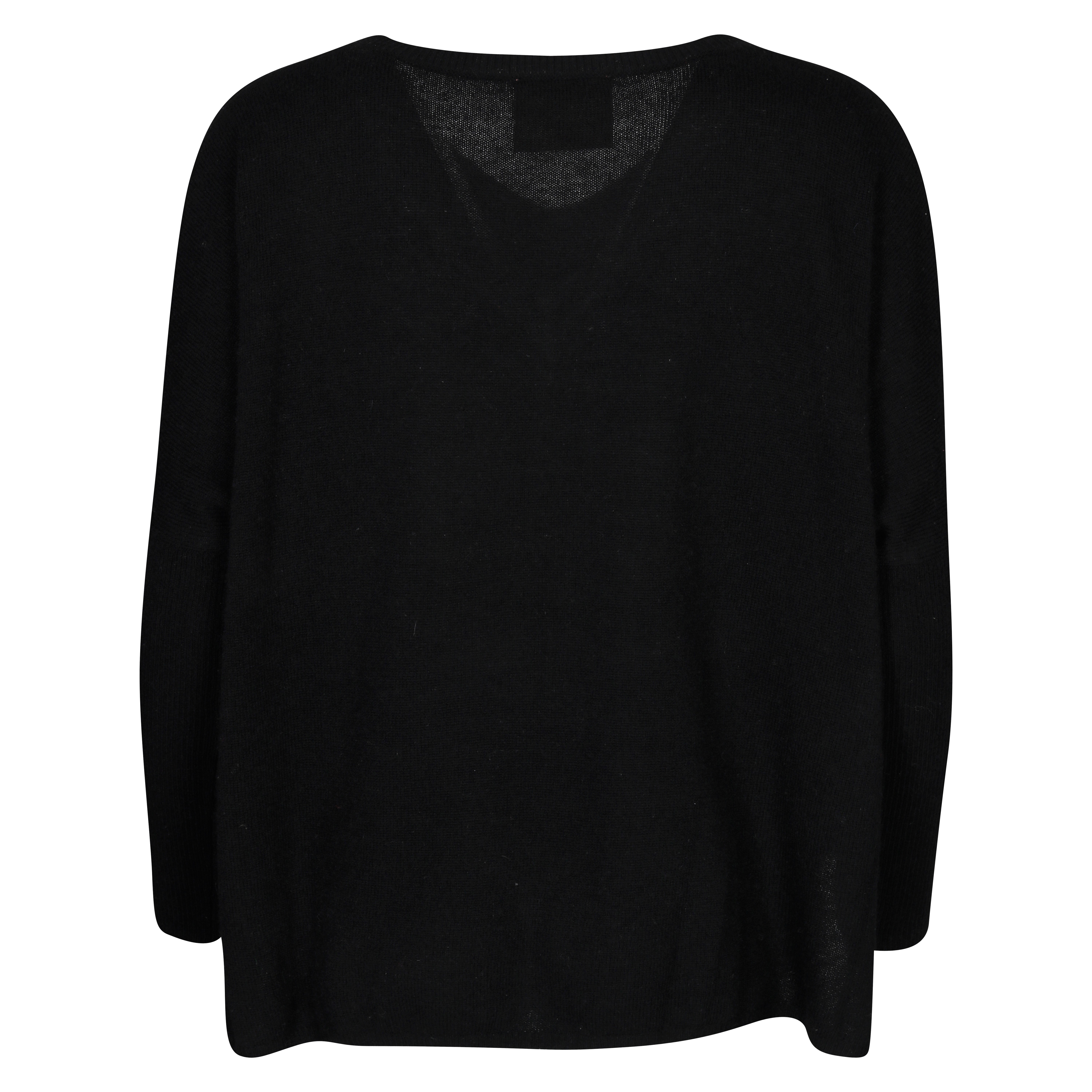 Absolut Cashmere Poncho Sweater in Black