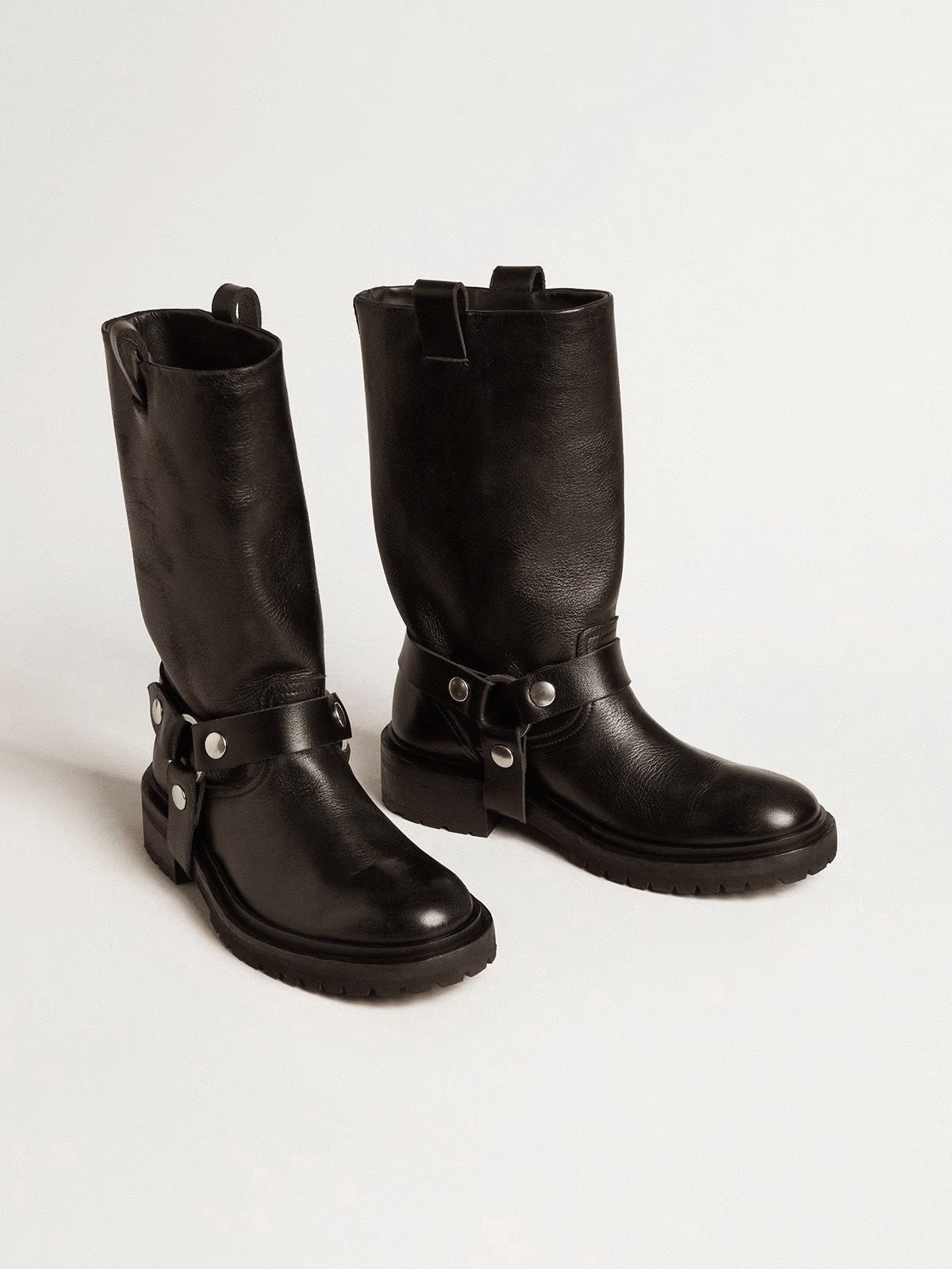 GOLDEN GOOSE Biker Boot in Black