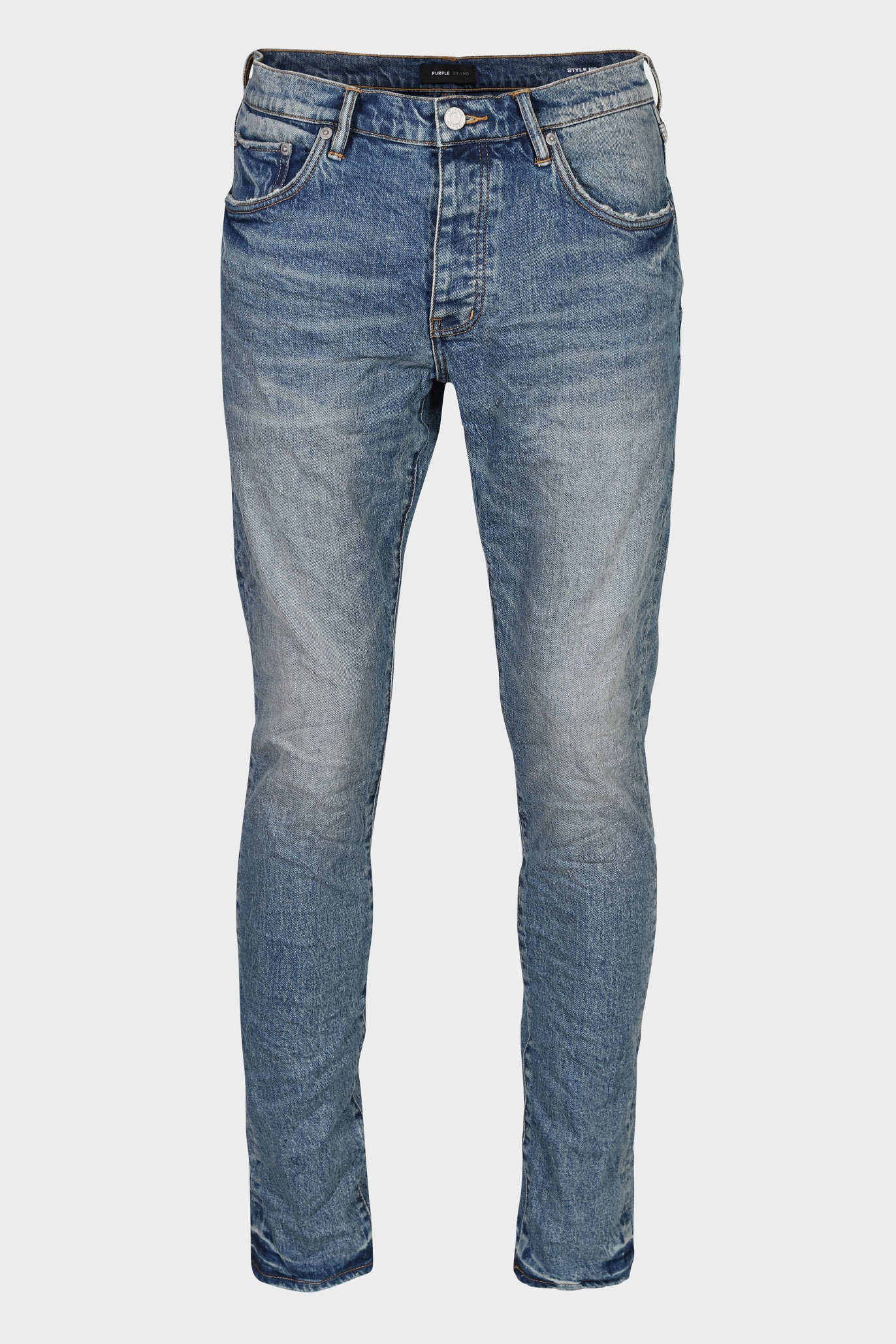 PURPLE-BRAND Jeans P001 in Mid Indigo Vintage