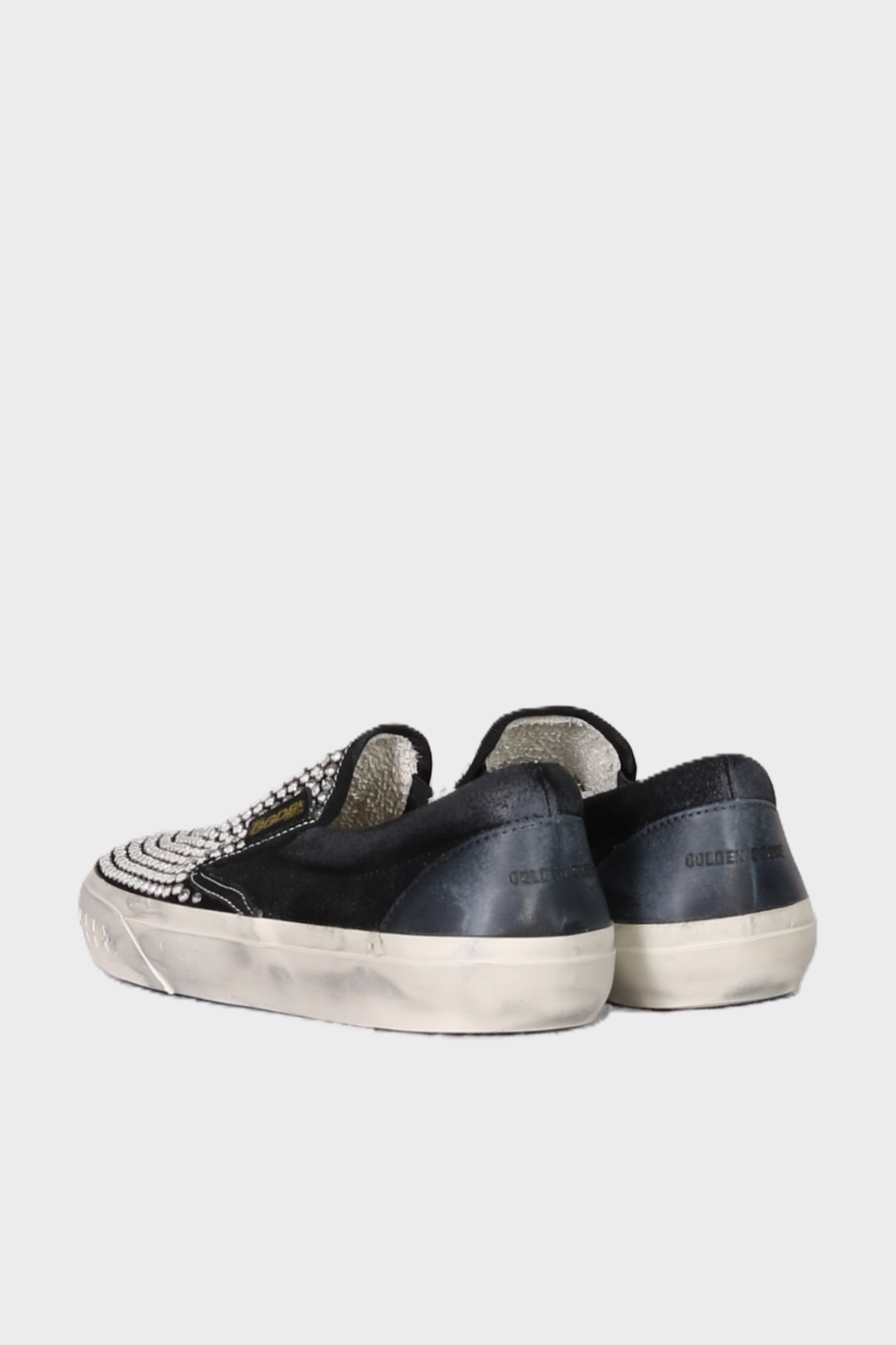 GOLDEN GOOSE VCE Black Suede Swarowski Glitter