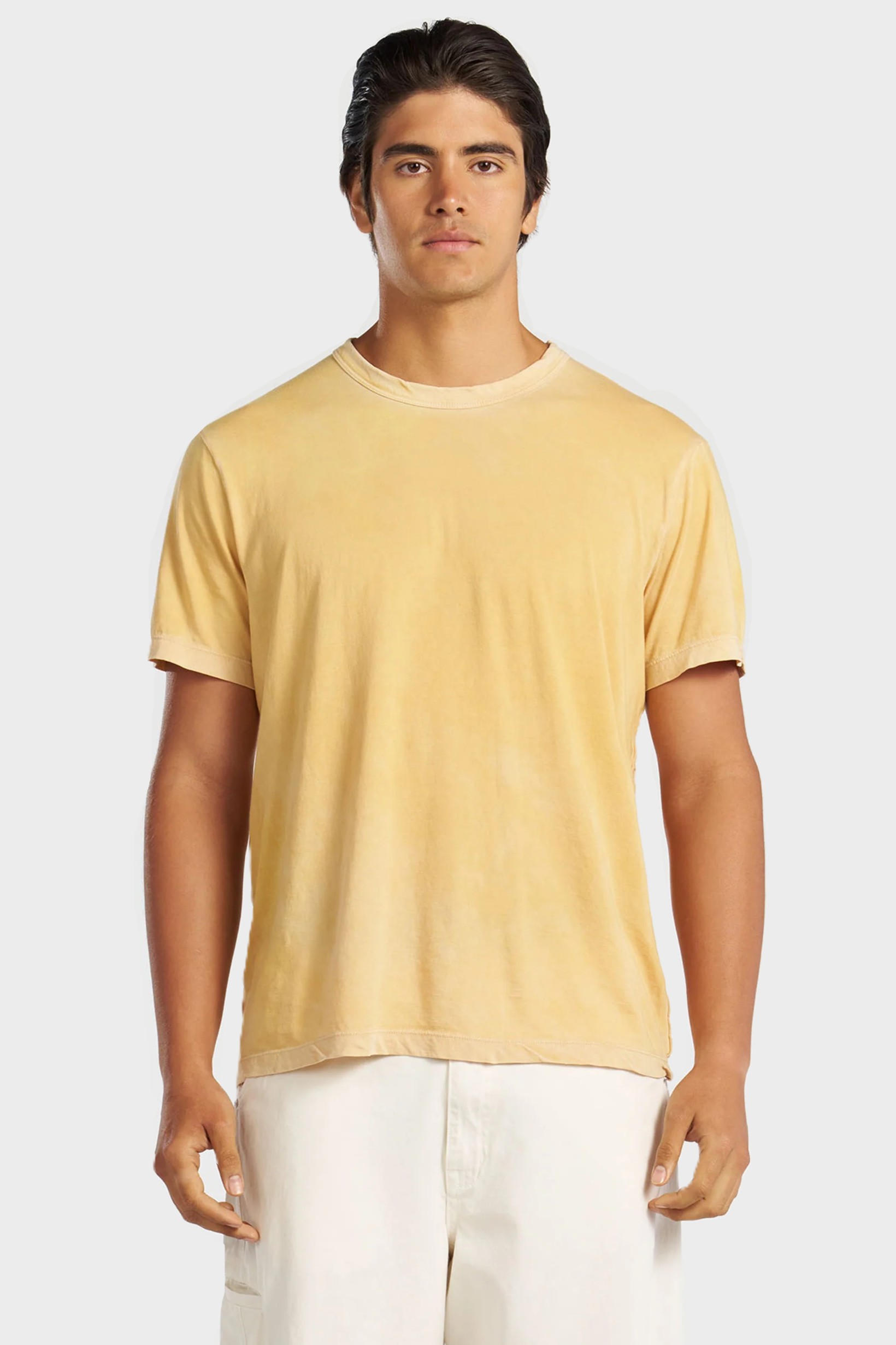 COTTON CITIZEN Classic Crewneck T-Shirt in Vintage Apricot
