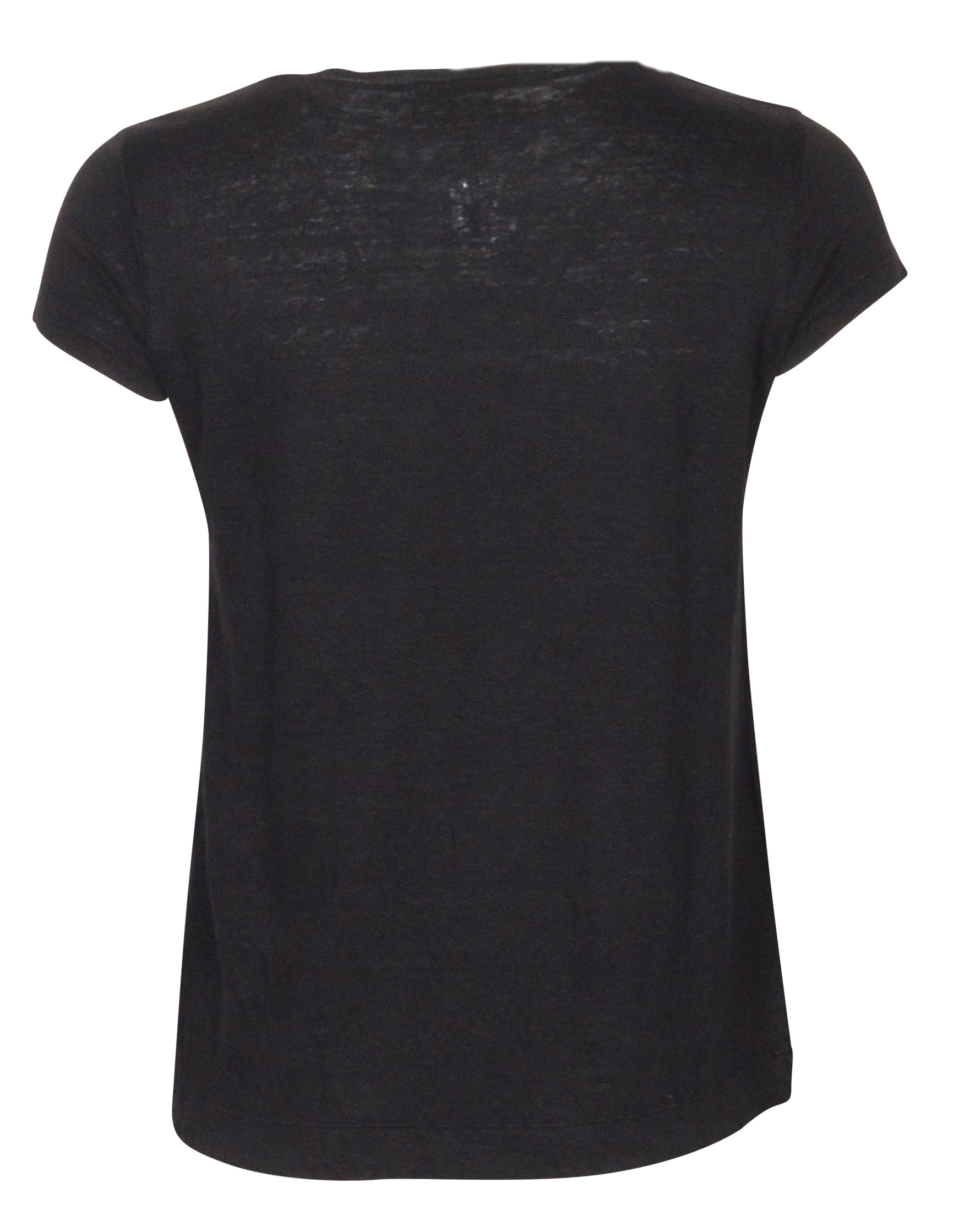 Transit Par Such Linen T-Shirt Black