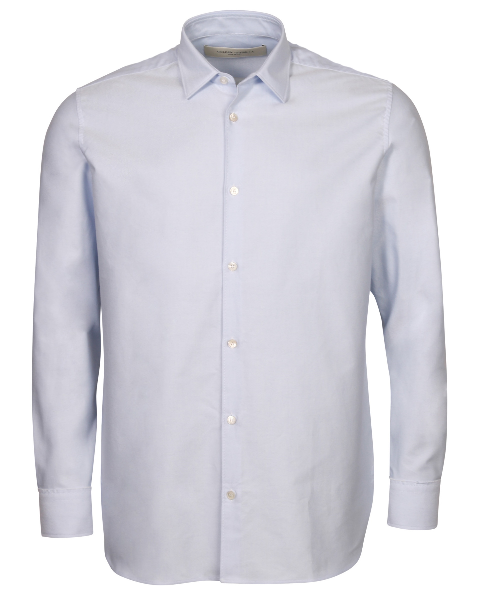 Golden Goose Cotton Shirt Light Blue