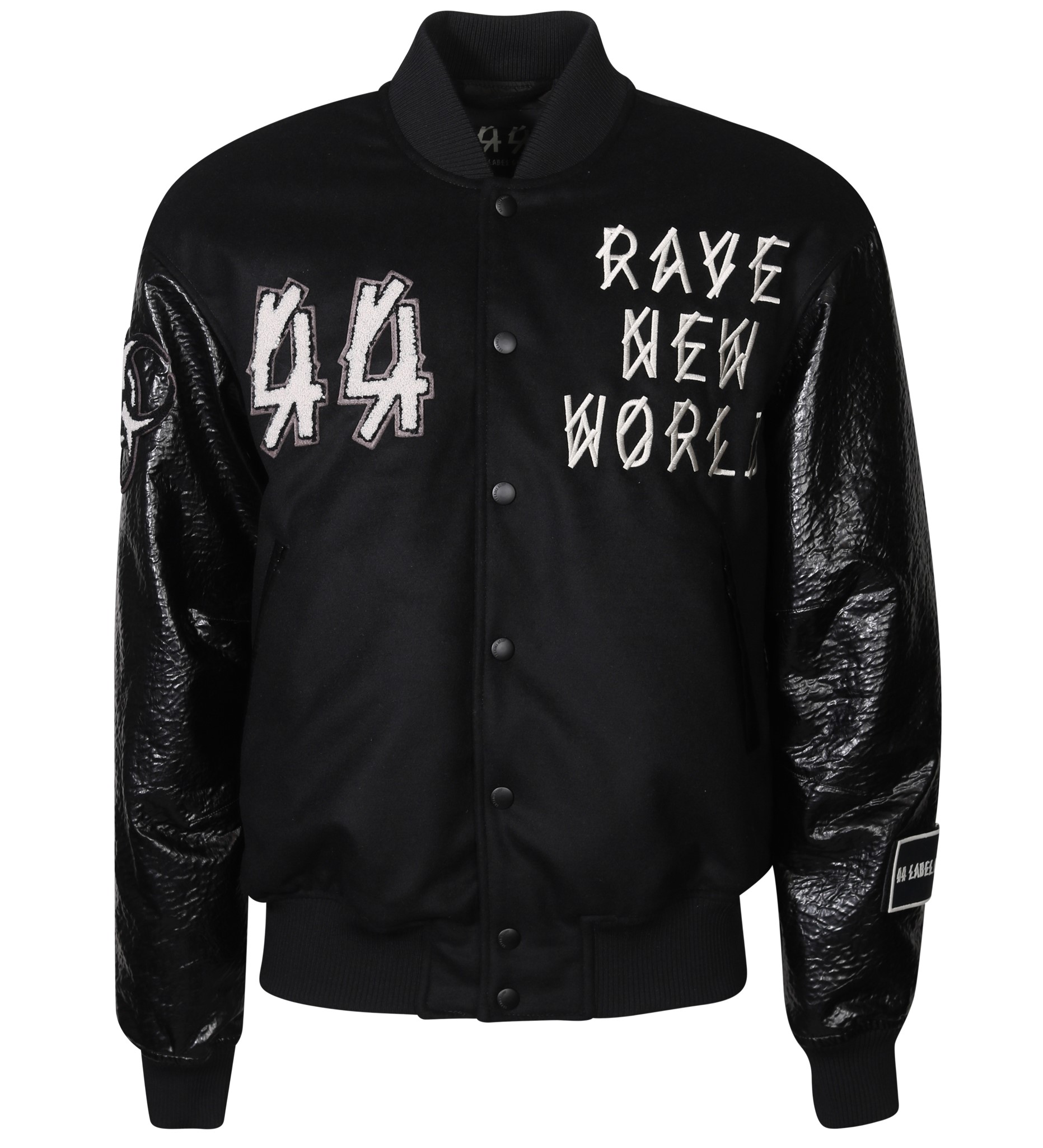 44 LABEL GROUP Grad Jacket  in Black 50