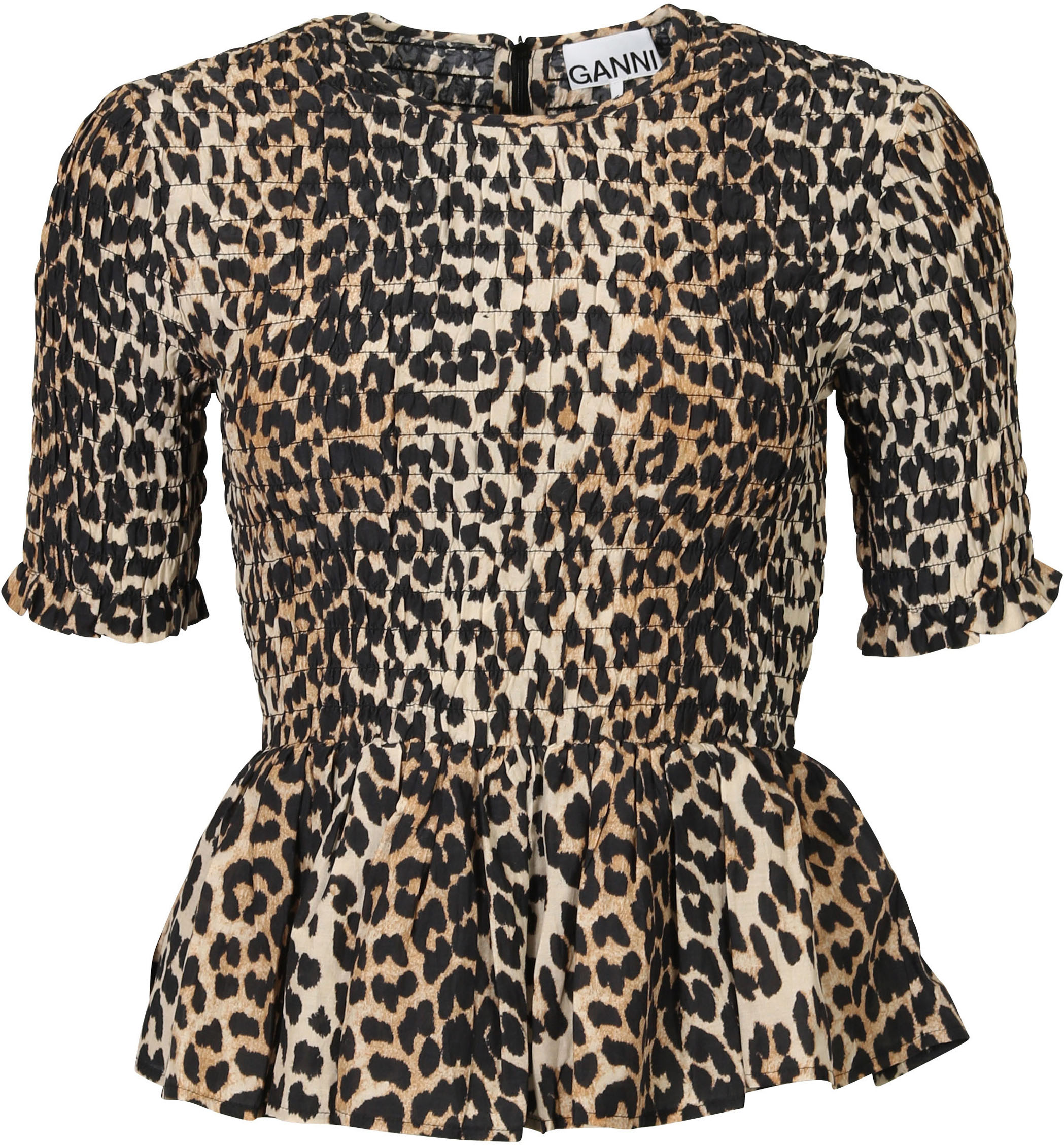 Ganni Cotton/Silk Blouse Leo