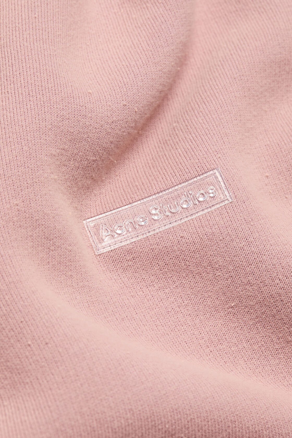 ACNE STUDIOS Oversize Cropped Sweathoodie in Lavender Purple
