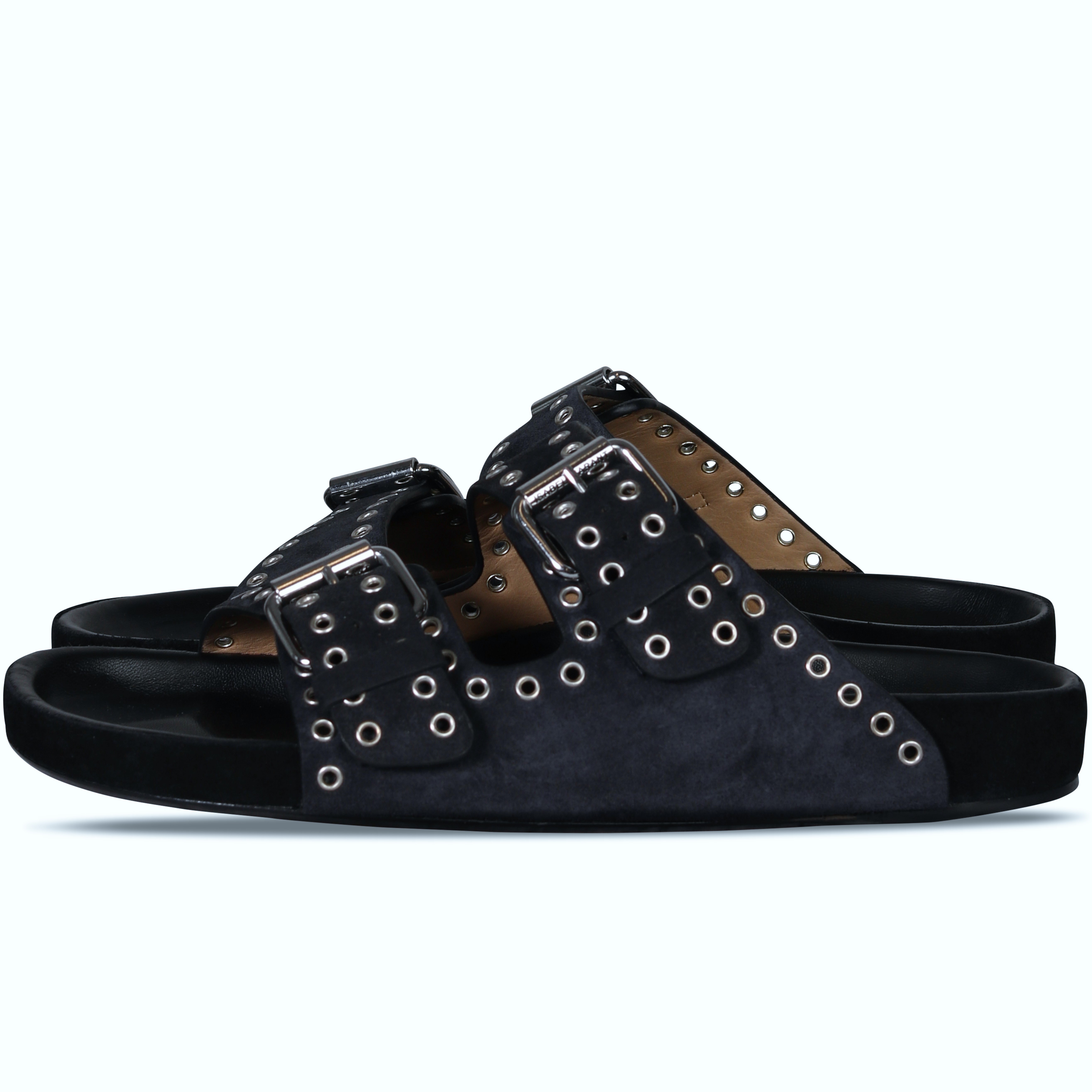 Isabel Marant Sandals Lennyo Black Midnight 40