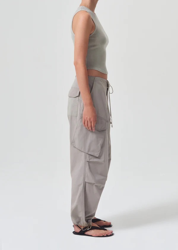 AGOLDE Ginerva Cargo Pant in Taupe L