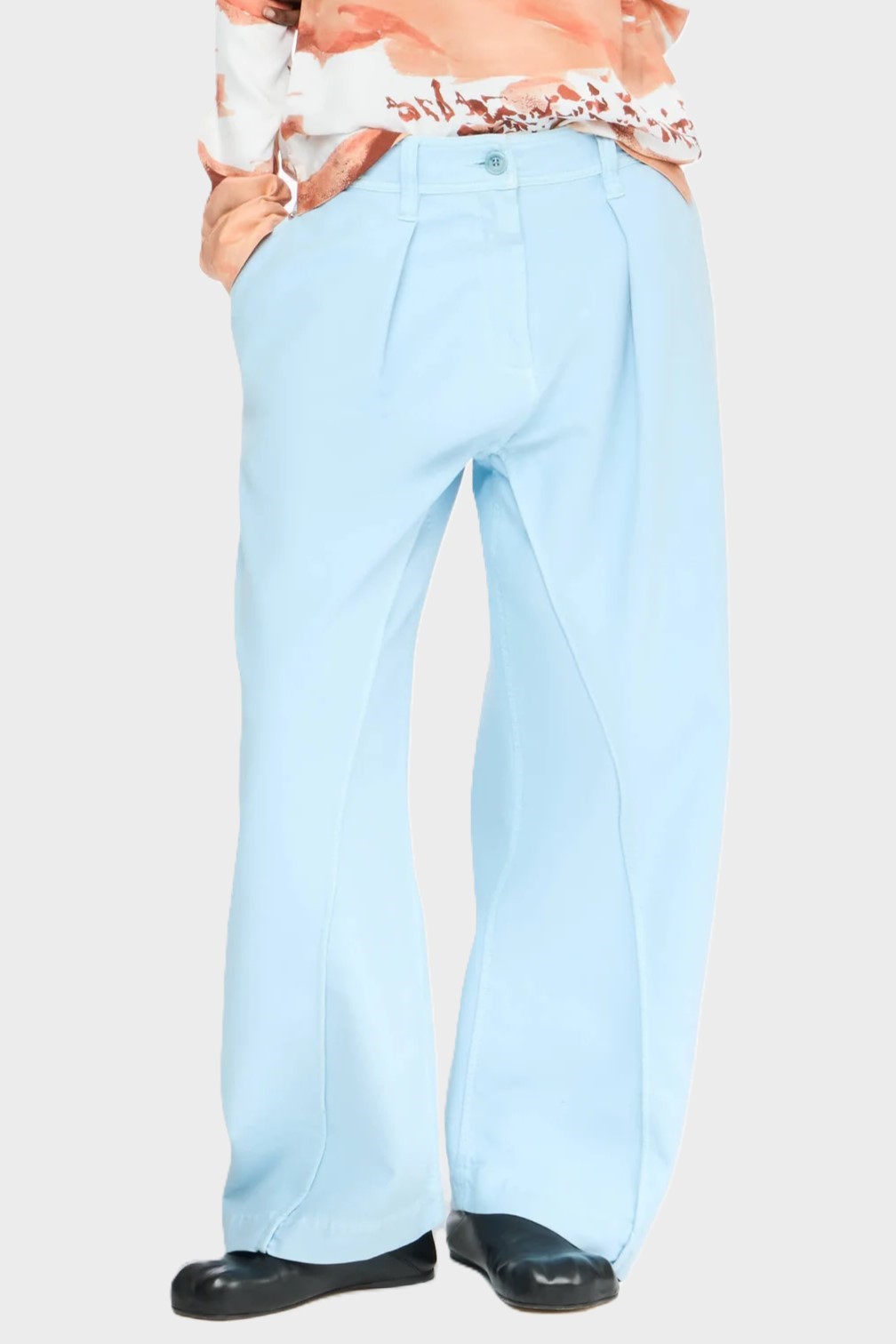 JW ANDERSON Twisted Seam Pant in Pale Blue