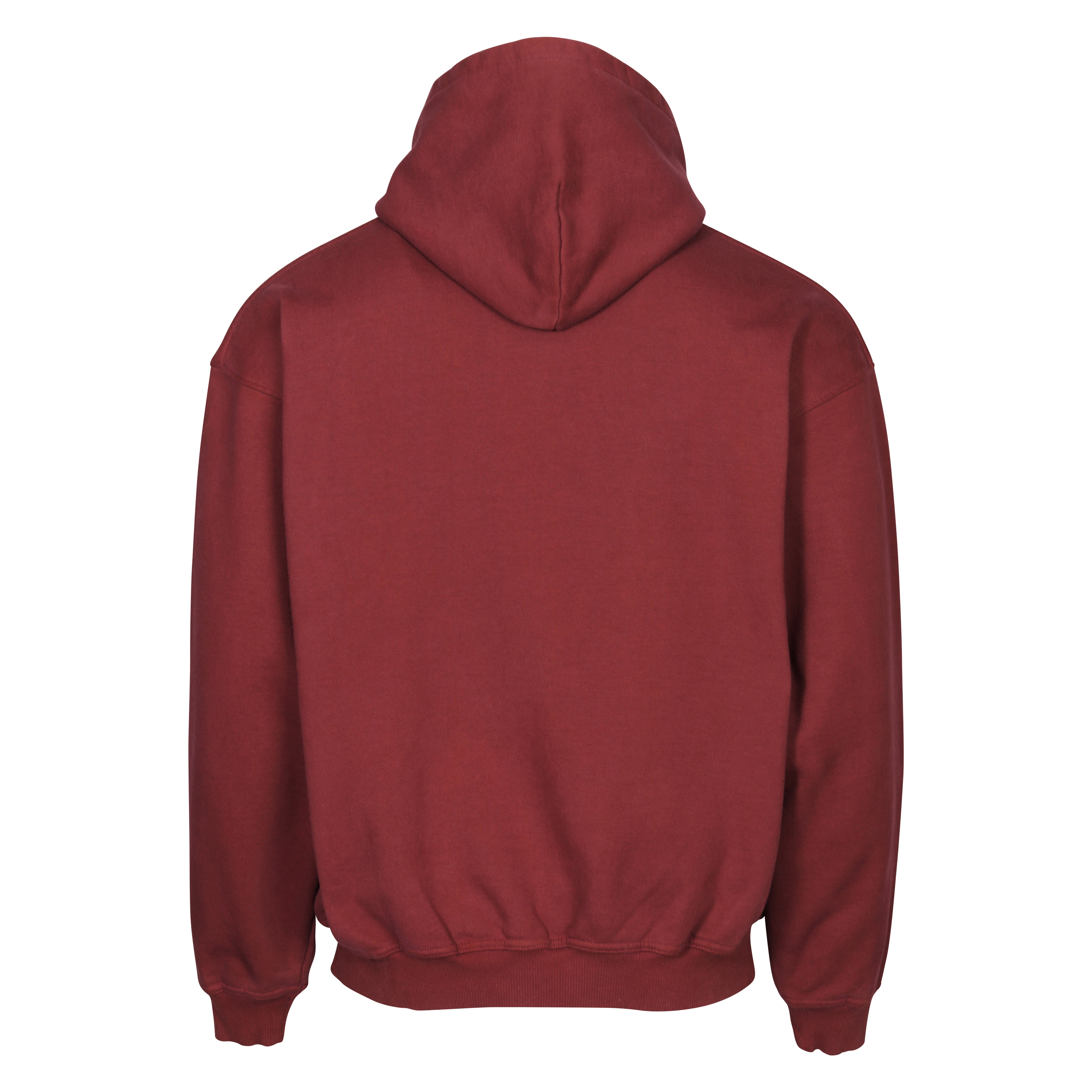 Represent Blank Hoodie in Vintage Red