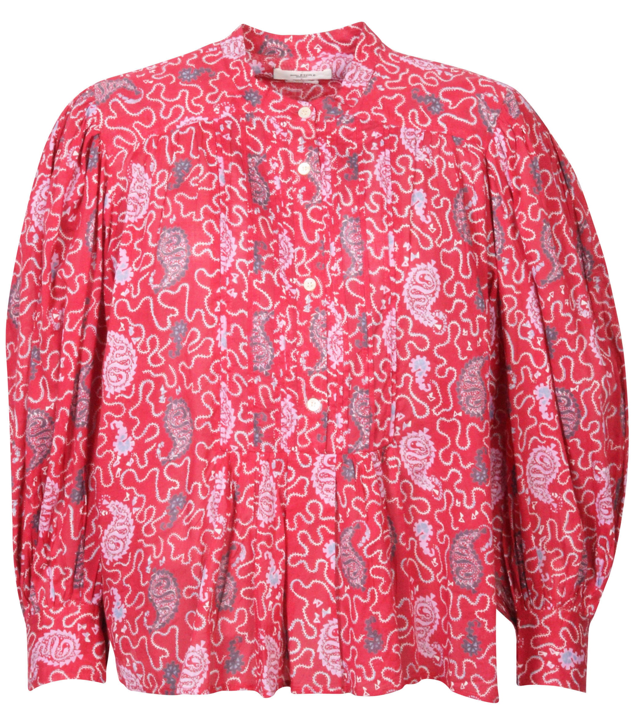 Isabel Marant Étoile Shirt Adriga Red Printed