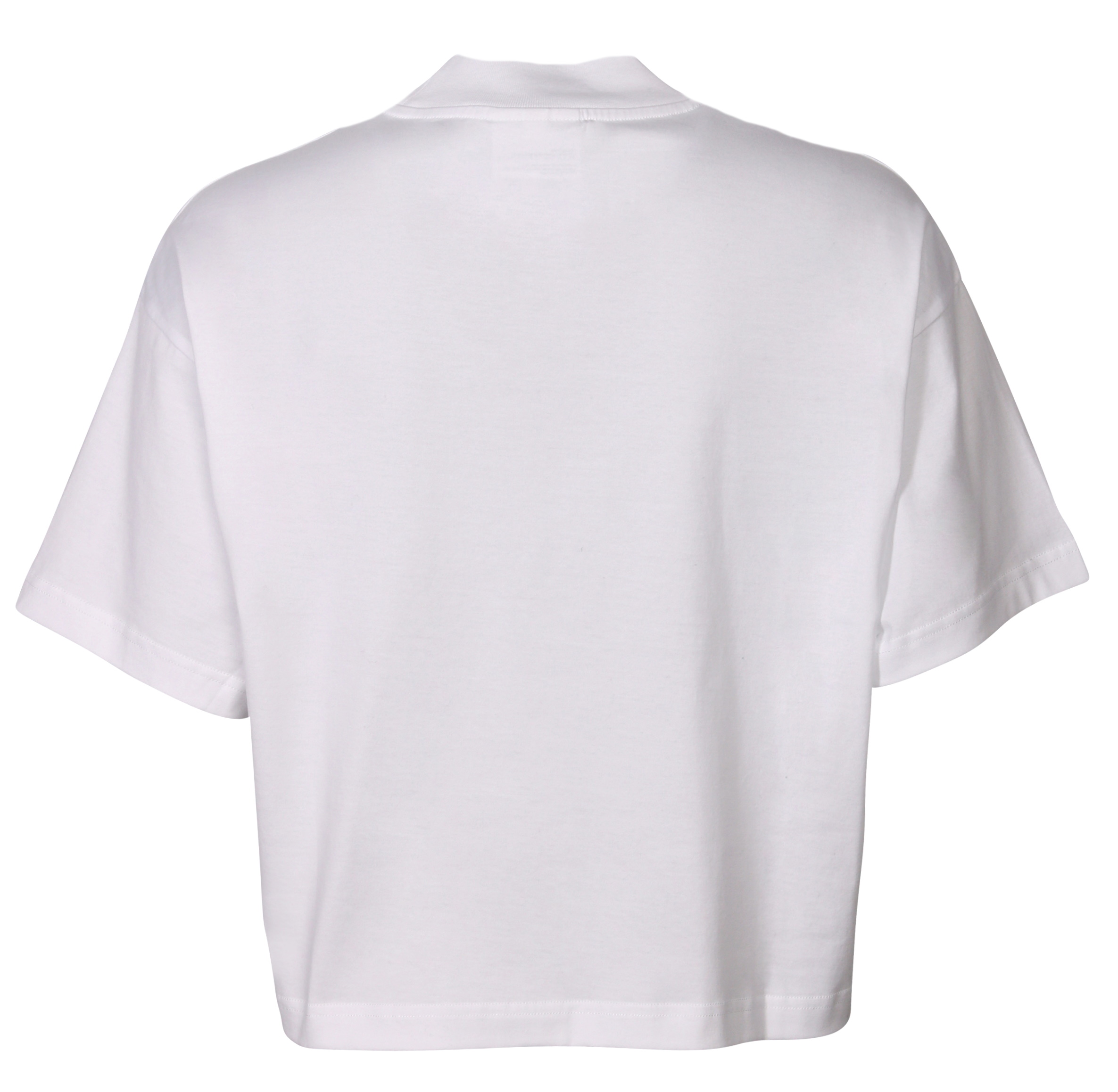 Acne Studios Cropped Turtle Neck T-Shirt Emirka White