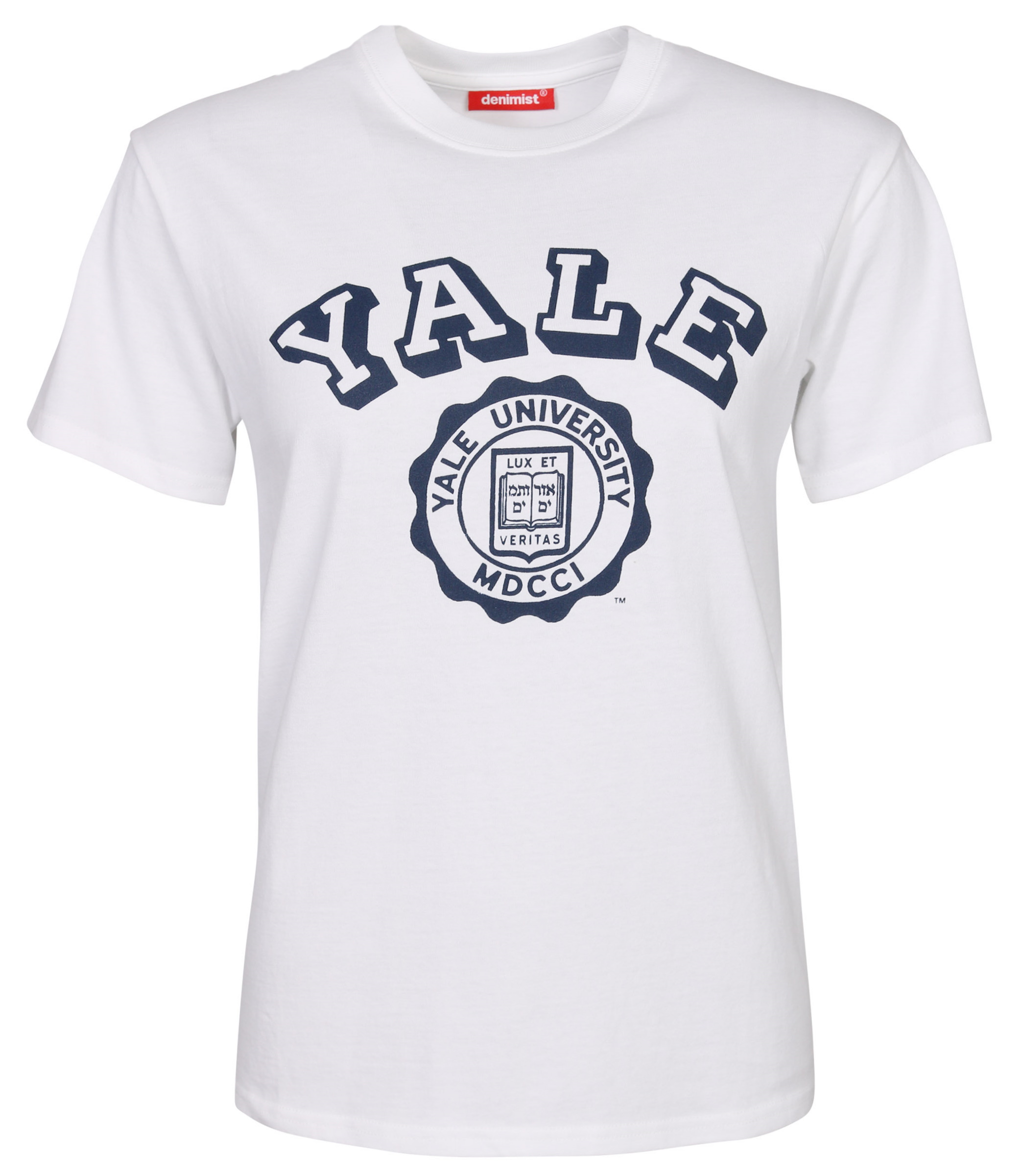 Denimist Yale T-Shirt White Printed
