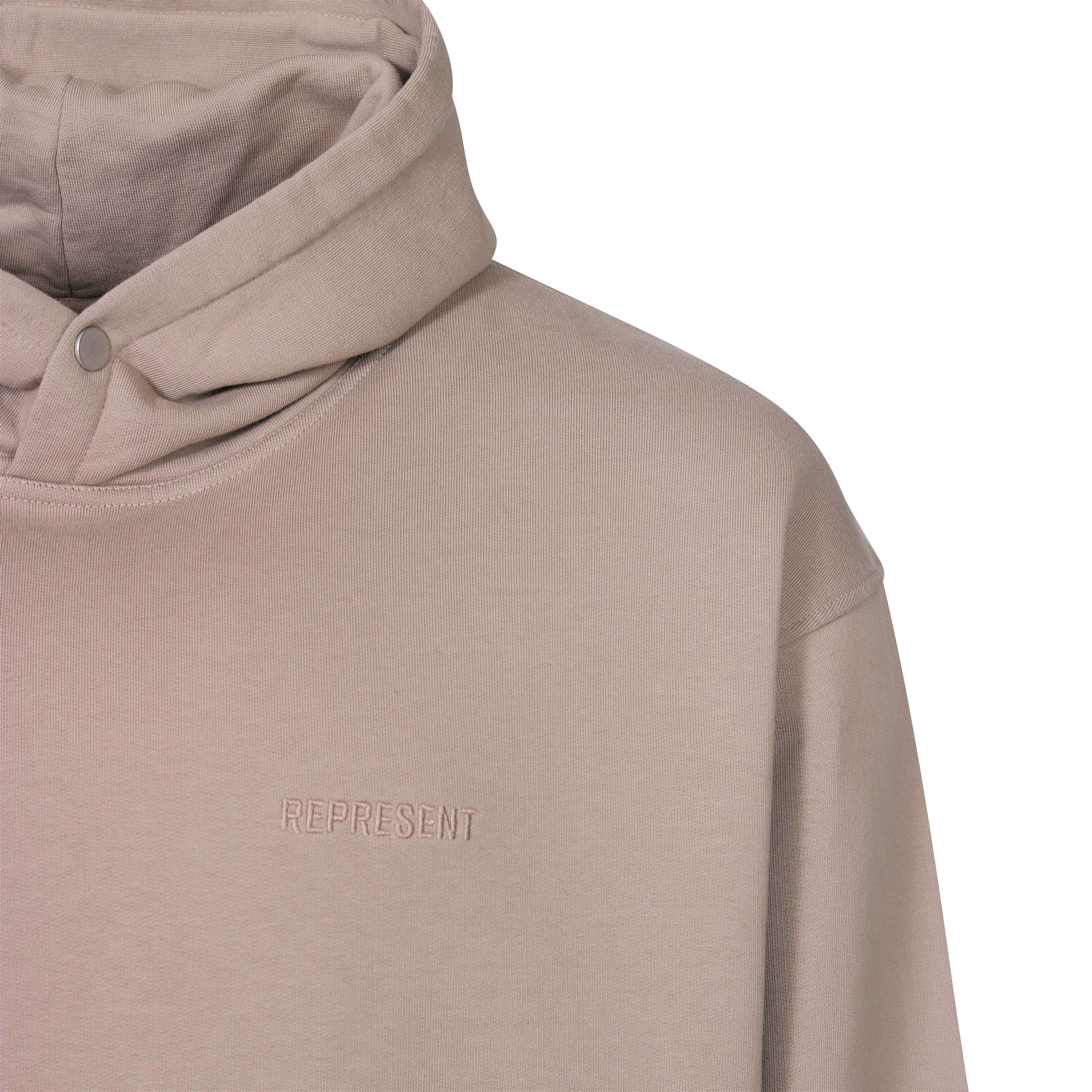 Represent Blank Hoodie in Taupe