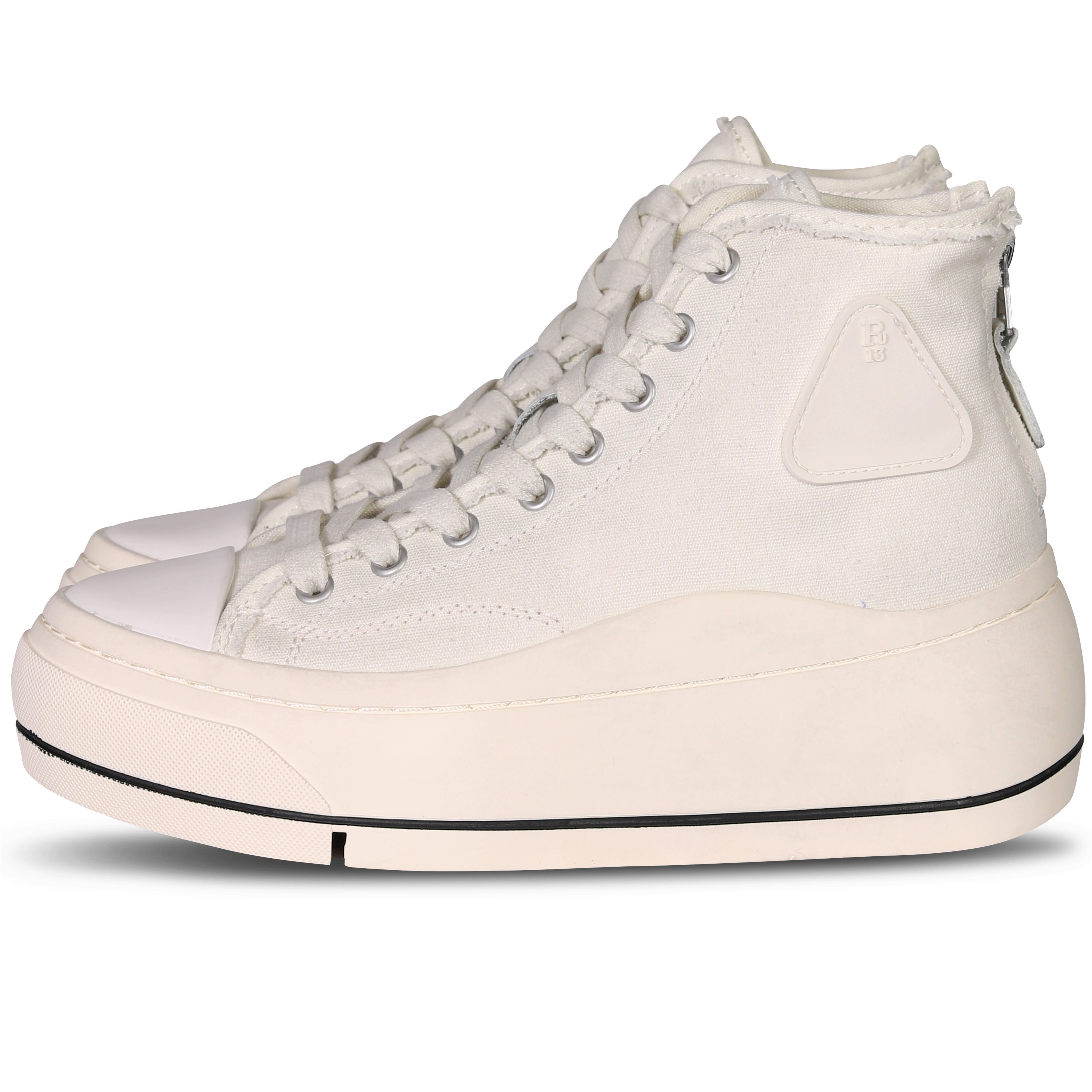 R13 High Top Sneaker Ecru