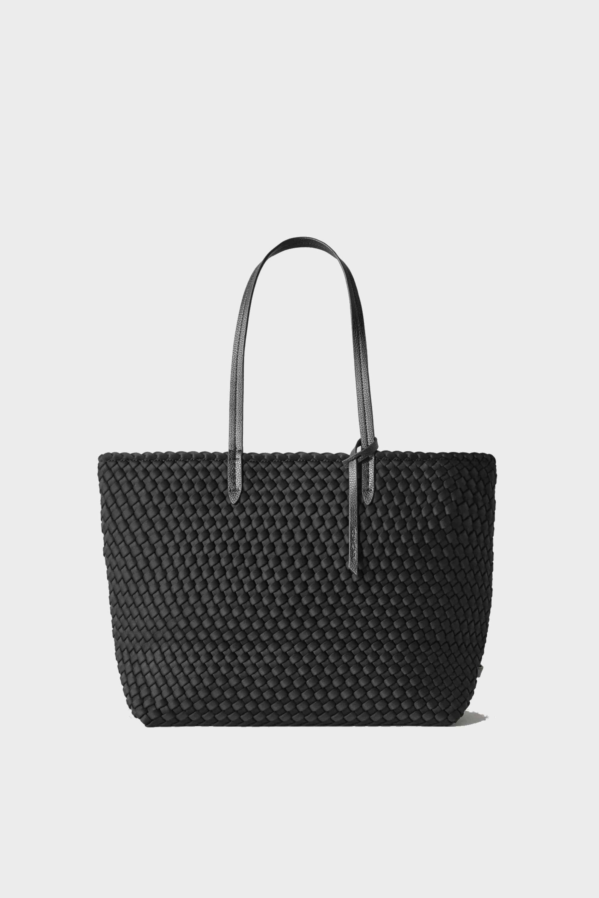 NAGHEDI Handwoven Bag Jet Setter Small in Black