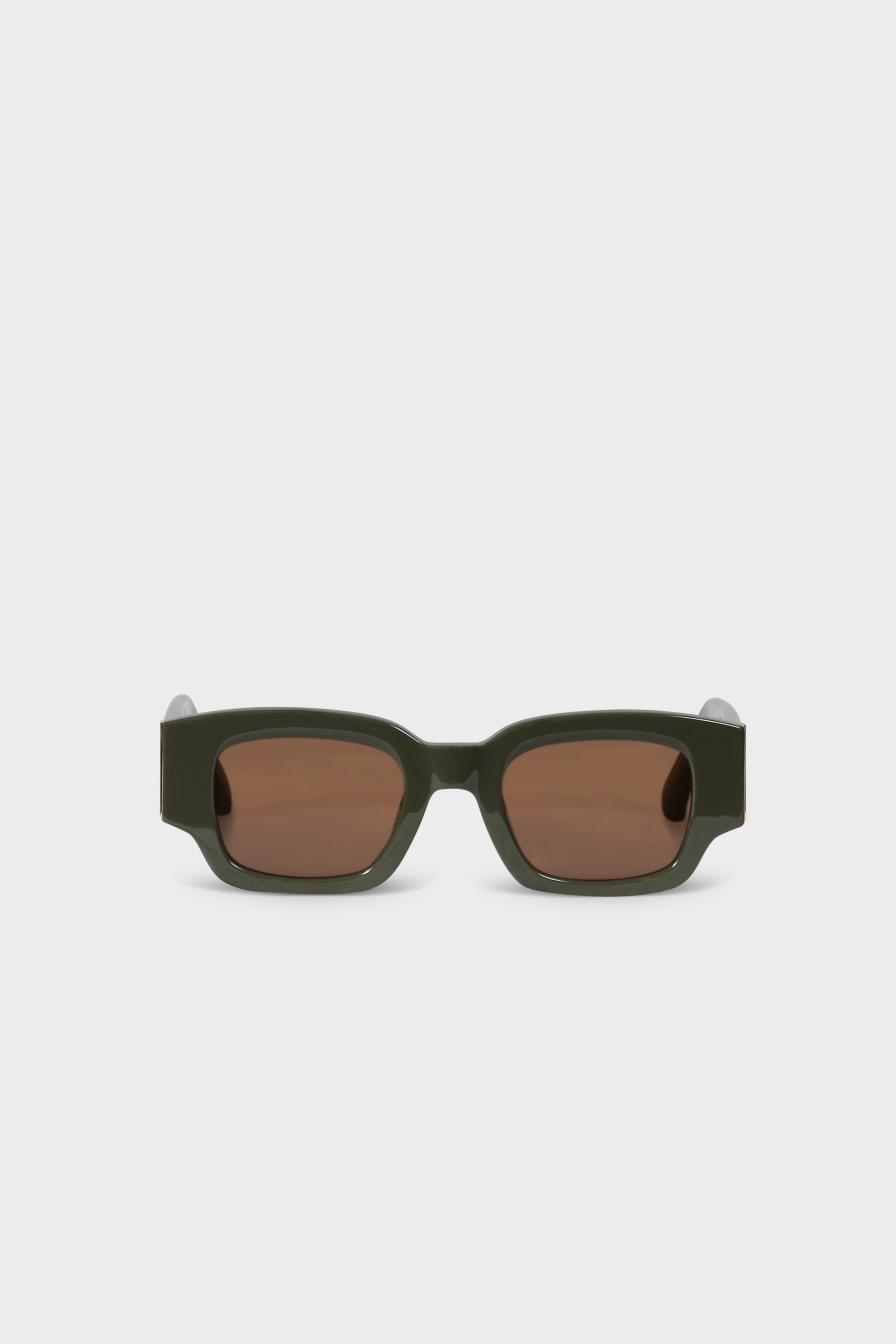 AMI PARIS de Coeur Classical Sunglasses in Khaki