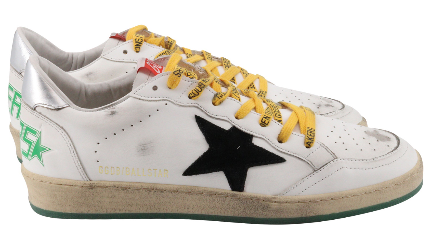 Golden Goose Sneaker Ballstar White/Black/Green