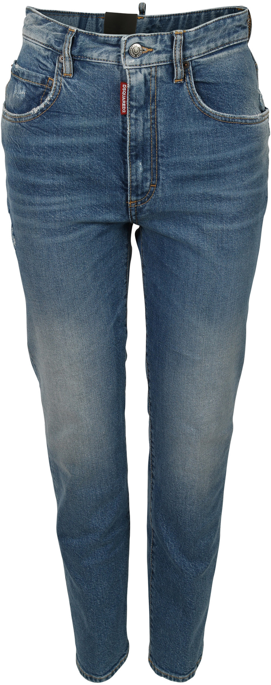 Dsquared Jeans Tight Cropped Light Blue Washed