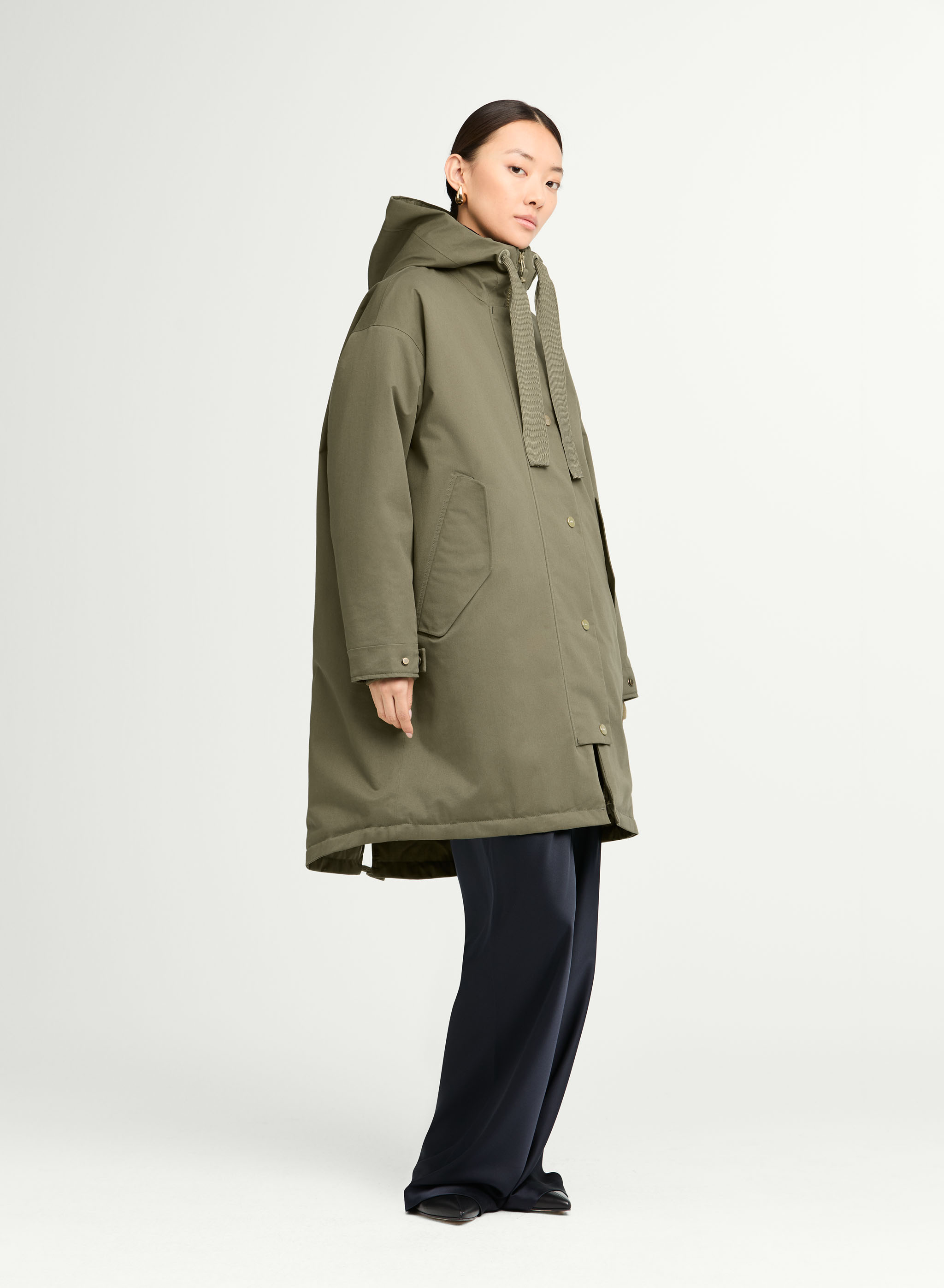 G-LAB Meta Parka in Olive Grey