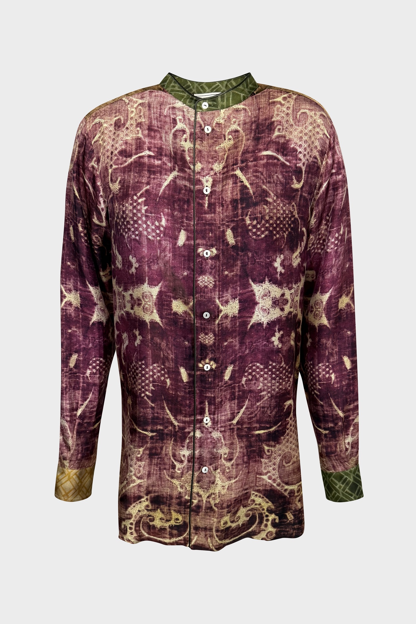 PIERRE-LOUIS MASCIA Long Silk Shirt