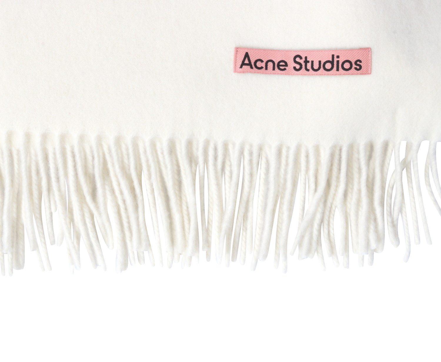 Acne Studios Canada Scarf in White